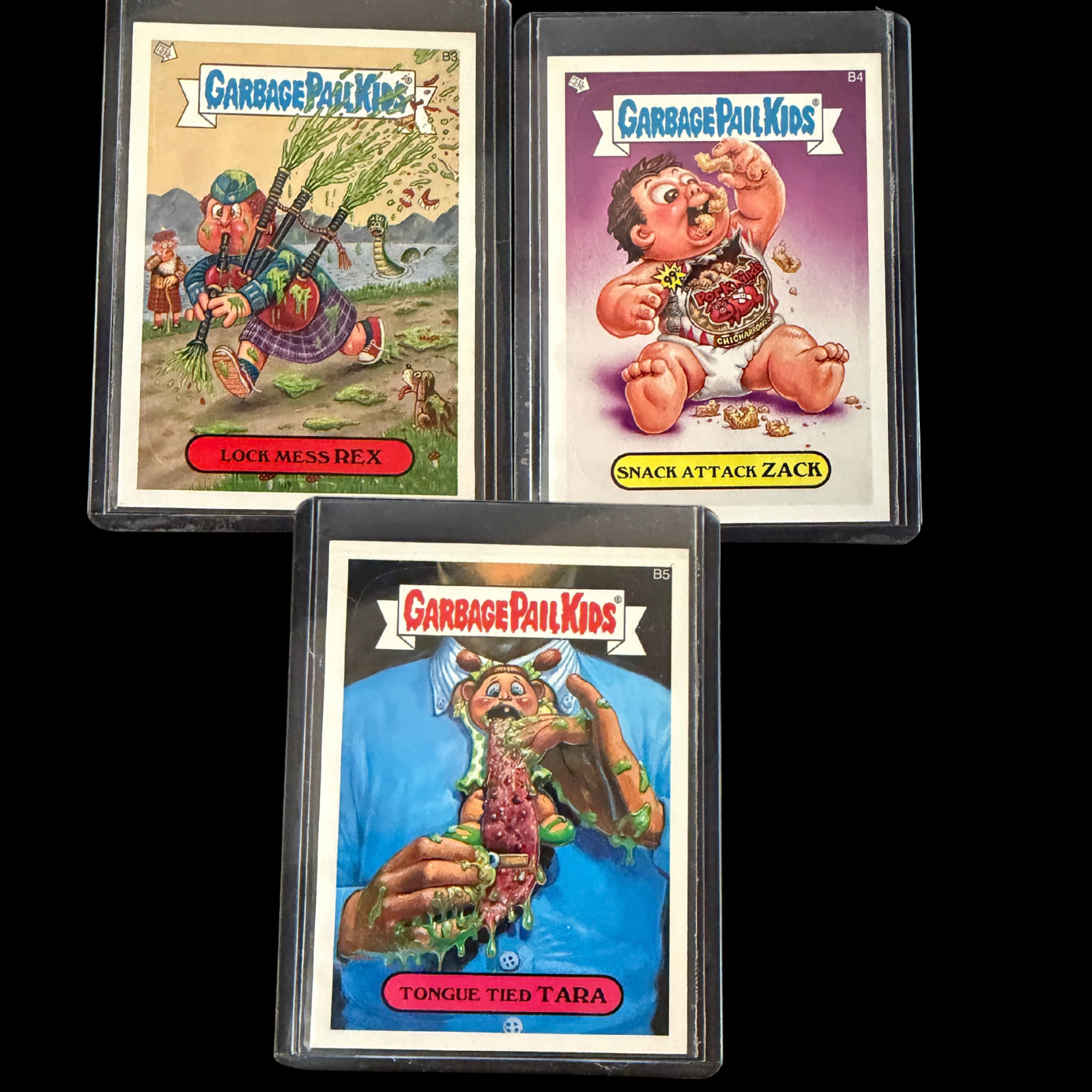 GARBAGE PAIL KIDS ALL NEW SERIES 7 BONUS CARDS B3 B4 B5 -3 CARD LOT
