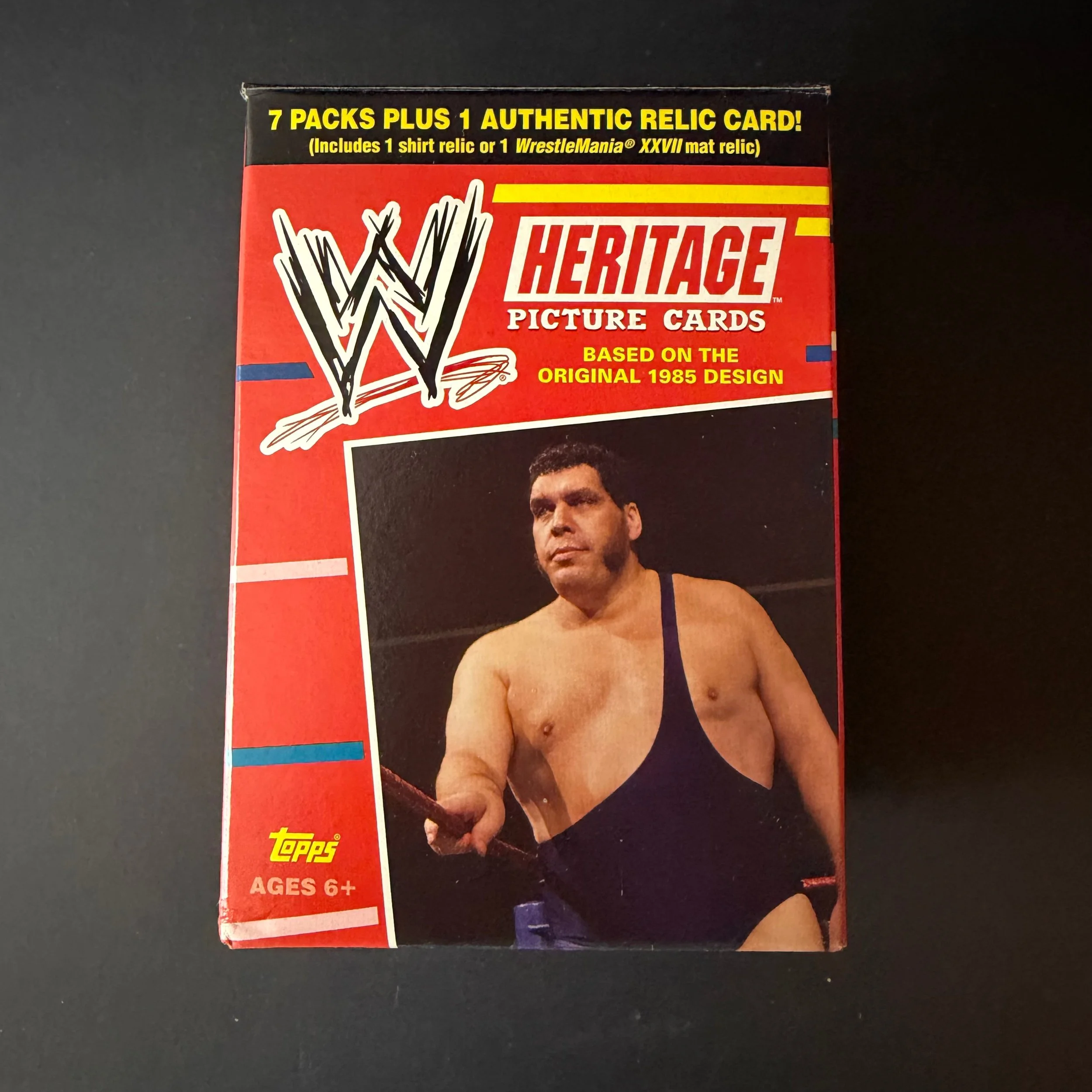 WWE Heritage Wrestling Blaster Box 2012 Topps SEALED 7 Packs