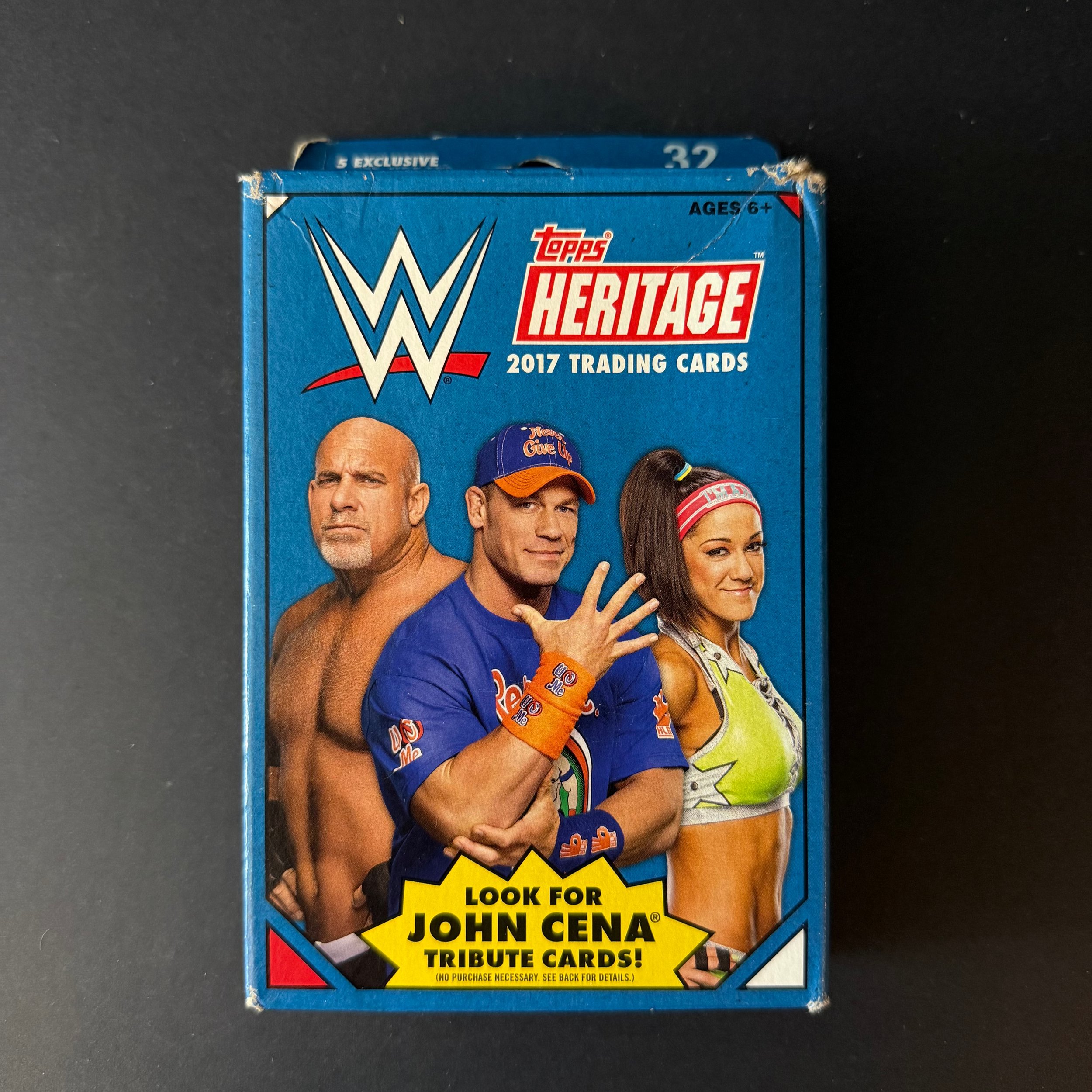 WWE Heritage Wrestling Hanger Box 2017 Topps SEALED