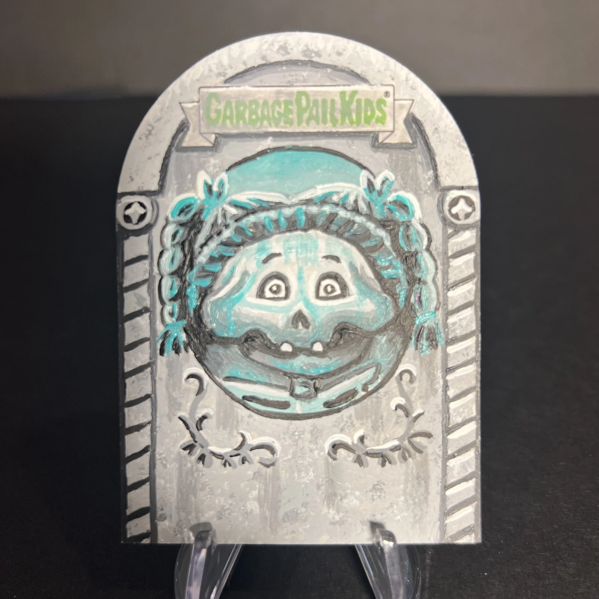 GARBAGE PAIL KIDS BONY JOANIE SKETCH JASMINE CONTOIS REVENGE OF THE HORROR-IBLE