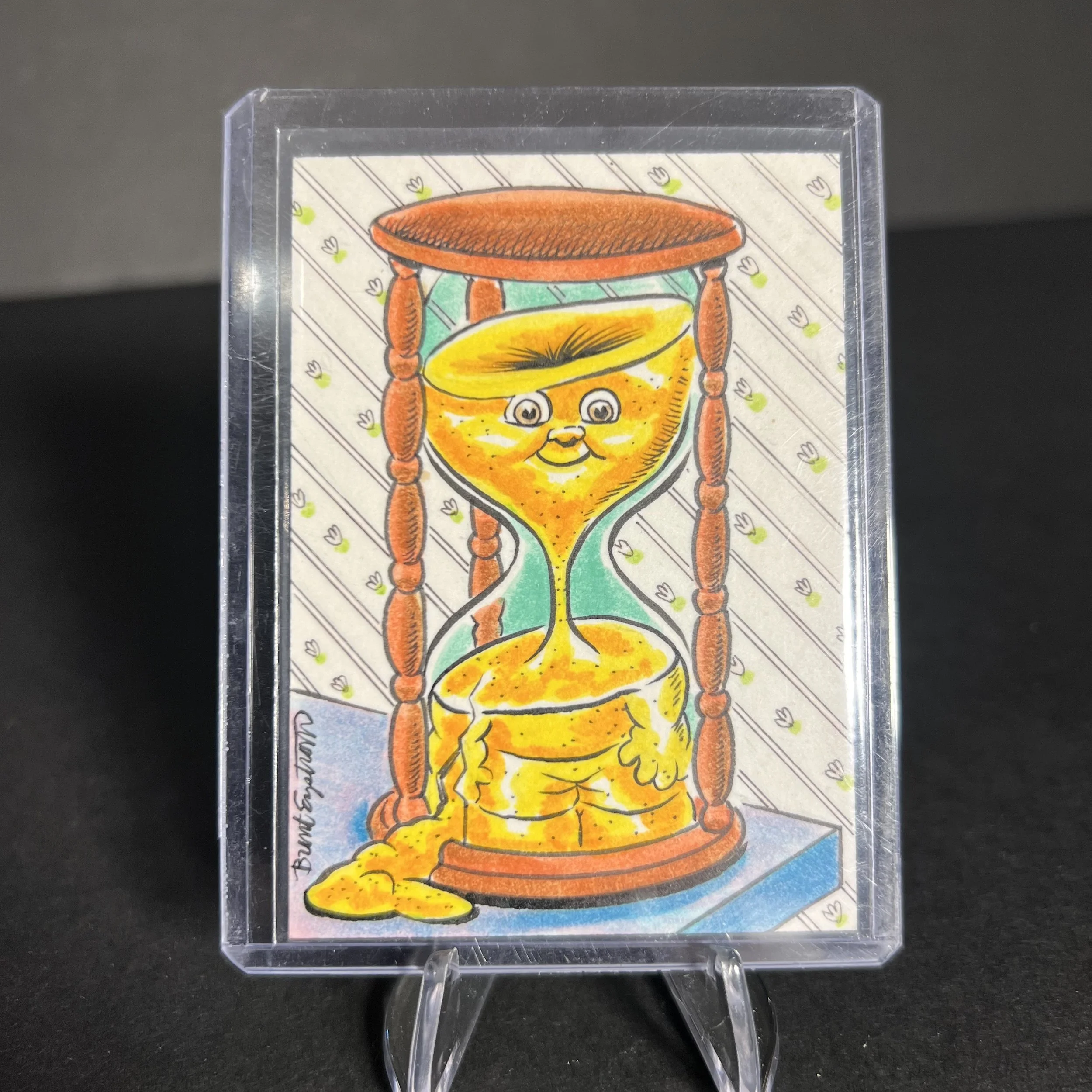 GARBAGE PAIL KIDS SHIFTING SAMMY ARTIST SKETCH CARD BRENT ENGSTROM CUSTOM SERIES