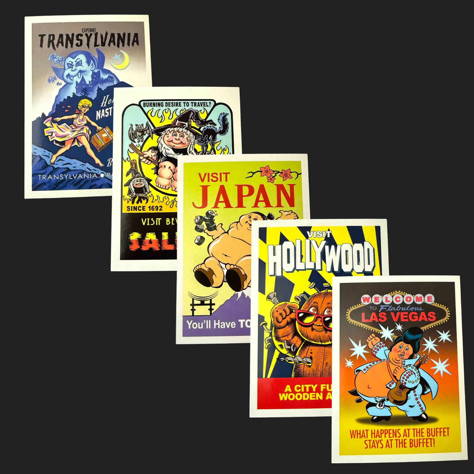 Go on Vacation Travel Stickers Singles - Lot of 94