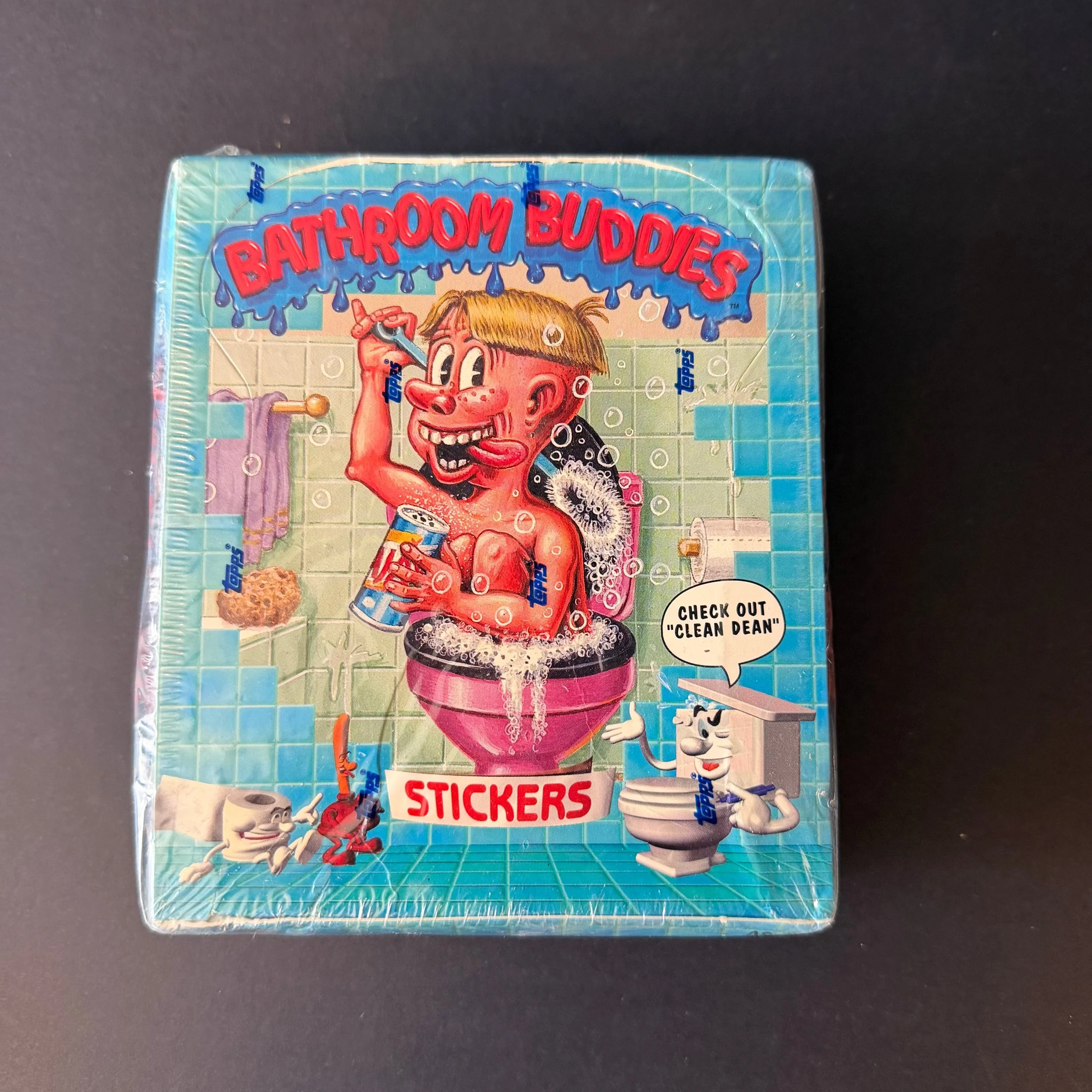 Bathroom Buddies Trading Card Box 1996 FACTORY SEALED 48 Packs