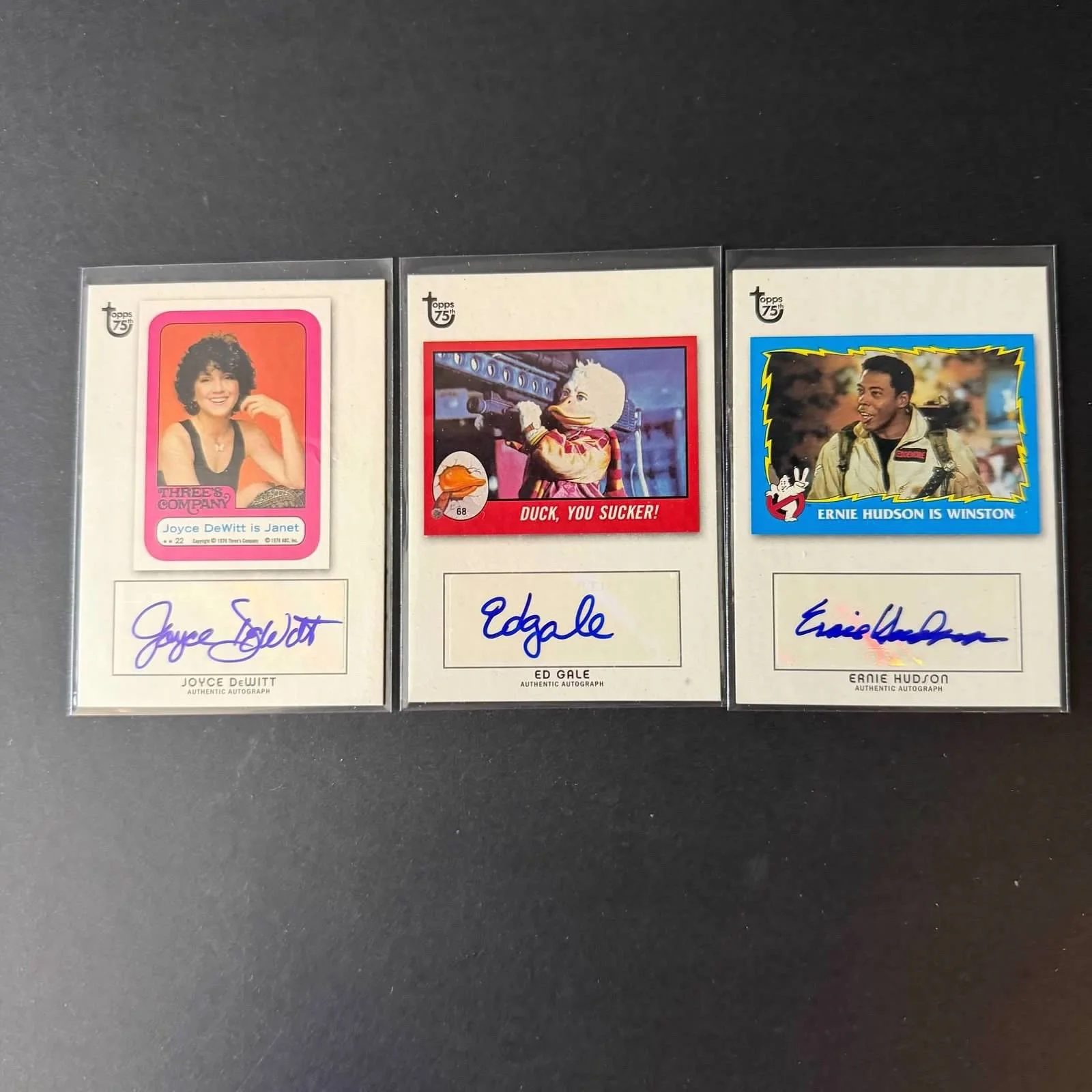 TOPPS 75TH ANNIVERSARY Autograph Card Lot of 3 2013 Signed Cards