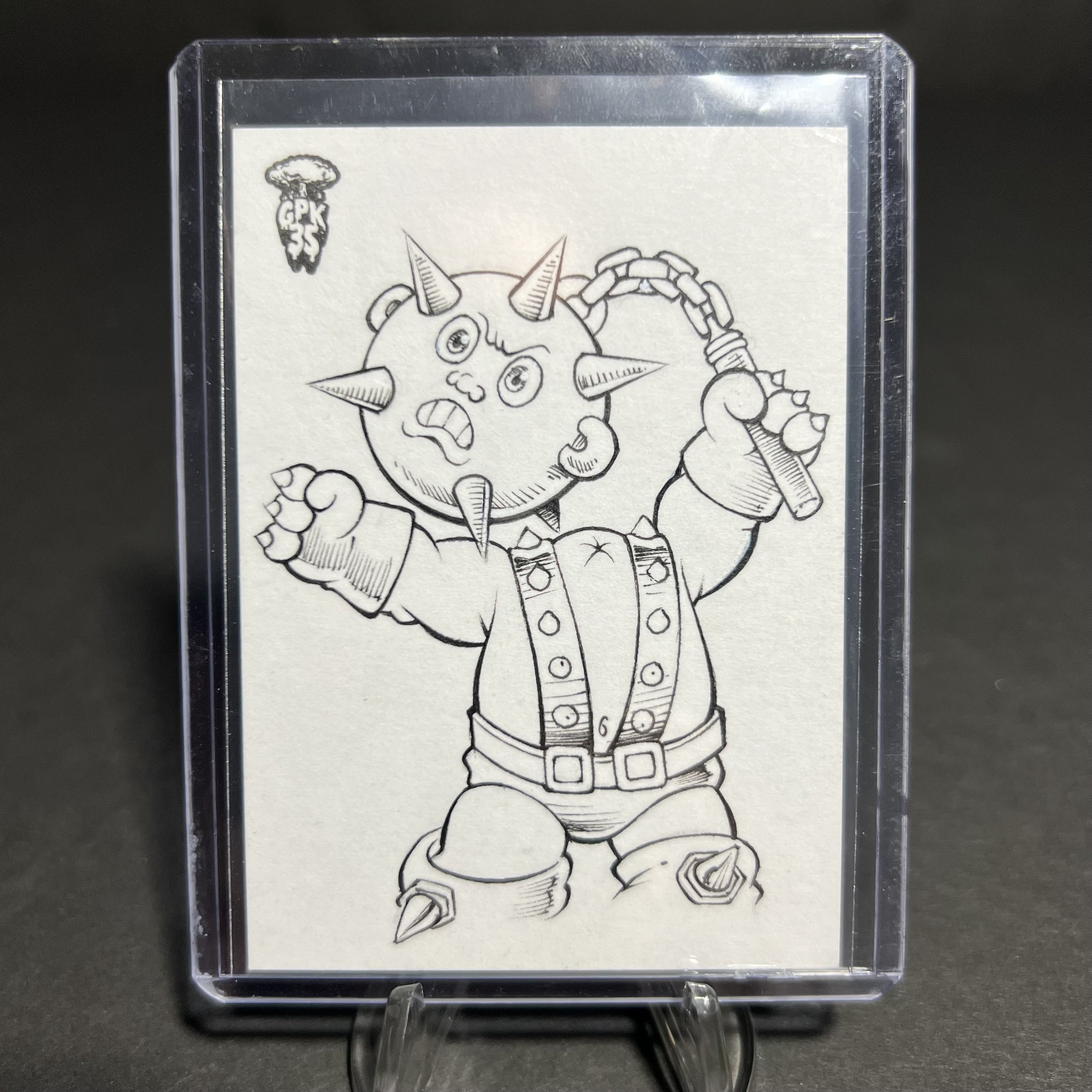 IKE SPIKE Sketch Card By GAVIN DABILA UNTOLD STORIES 2020