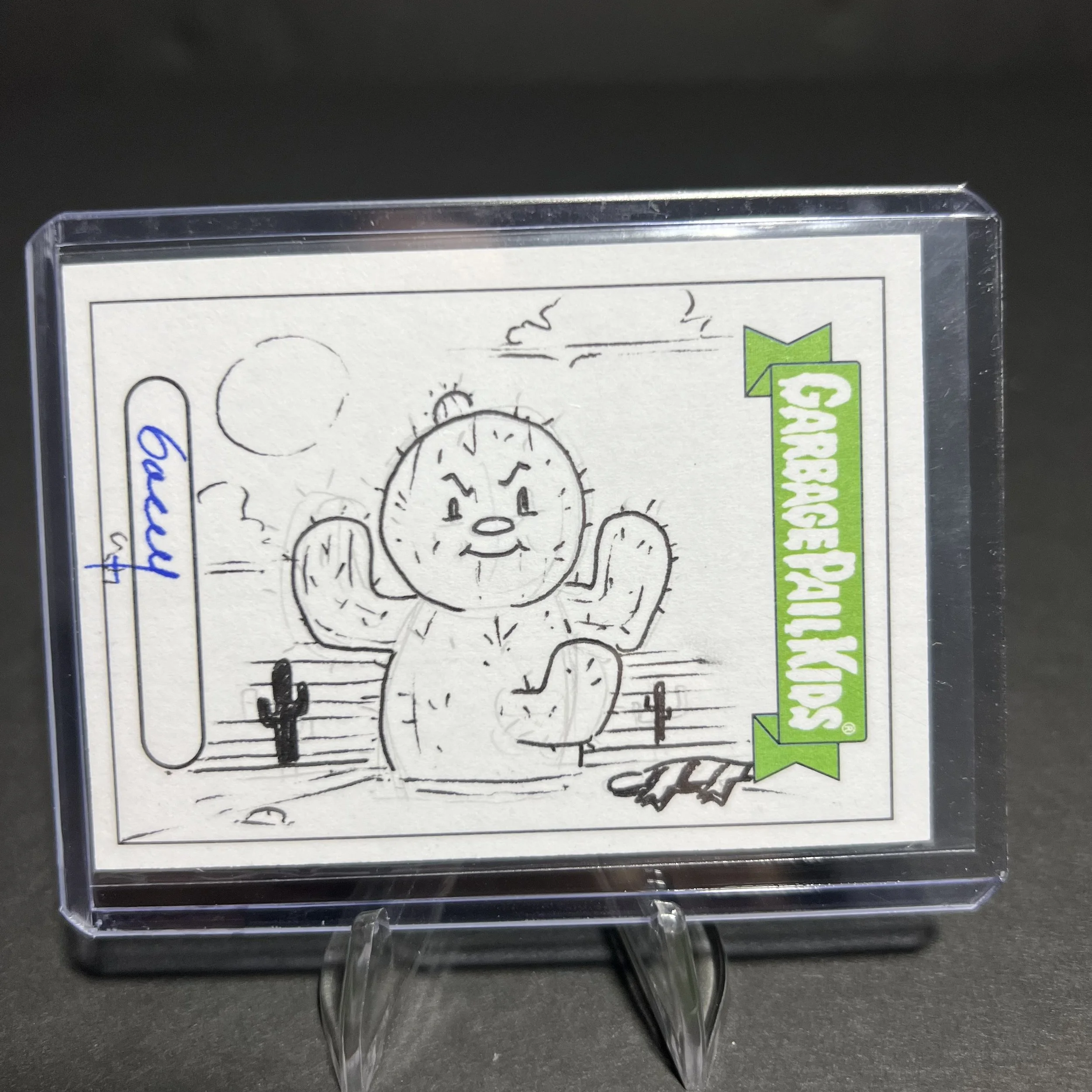 CACTUS CAROL SKETCH CARD BY GACEY 35TH ANNIVERSARY