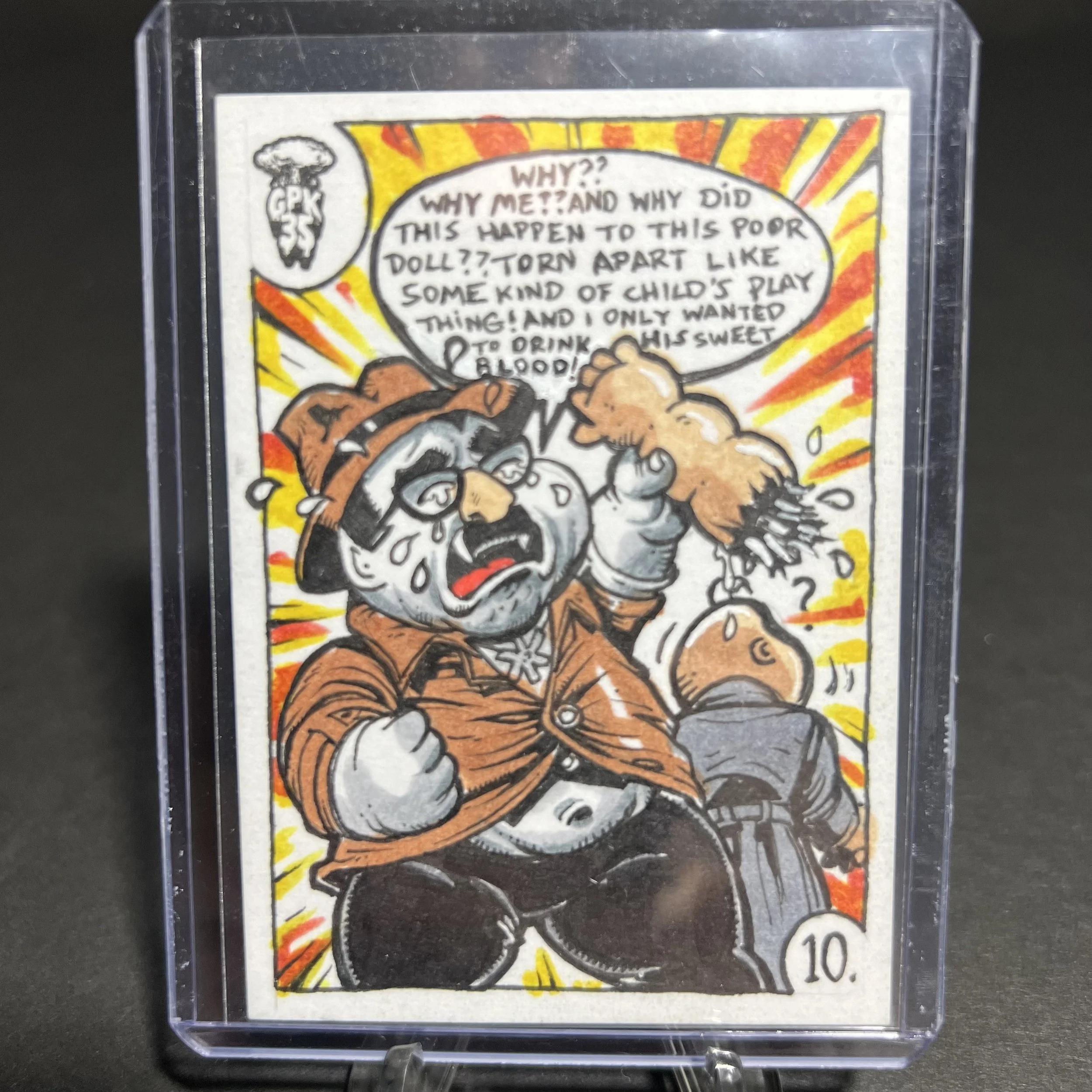FINAL ART Sketch Card By CHRIS MEEKS UNTOLD STORIES 2020