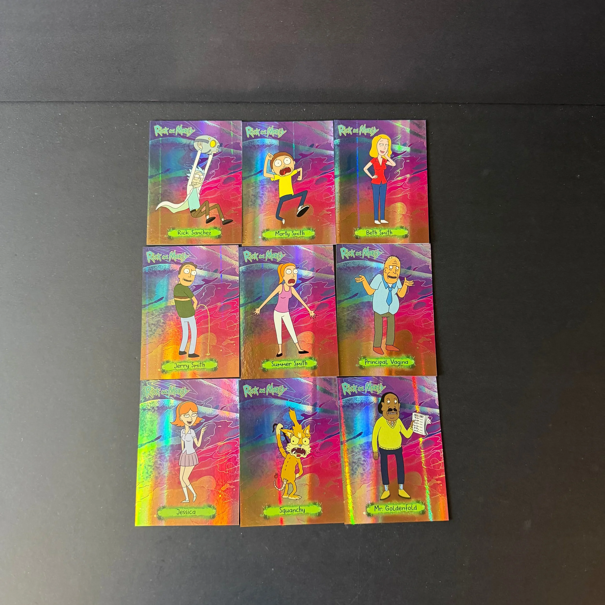 RICK AND MORTY SEASON 1 FOIL INSERT SET 2018