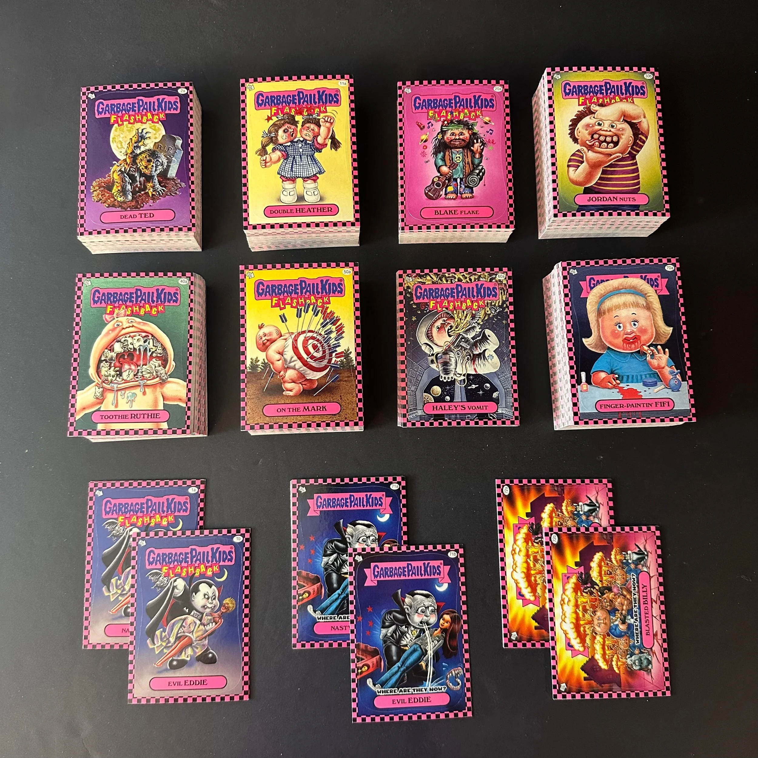 Flashback Series 1 Pink Singles Lot of 634- 2010