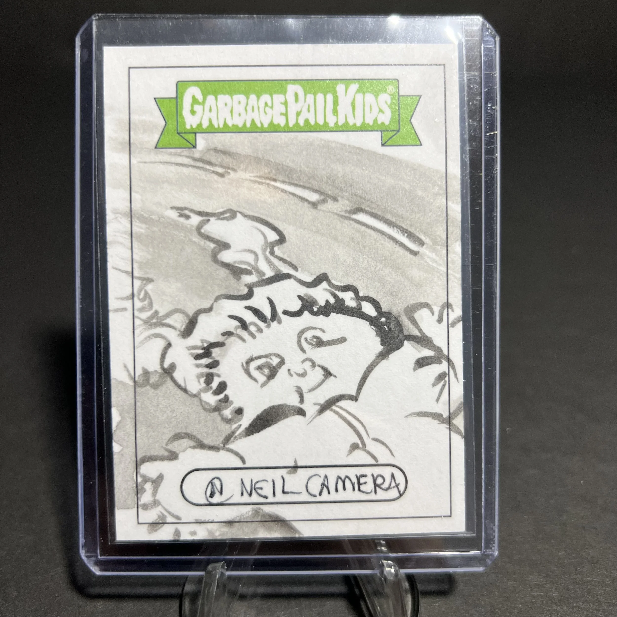 FLAT PAT SKETCH CARD BY NEIL CAMERA 35TH ANNIVERSARY