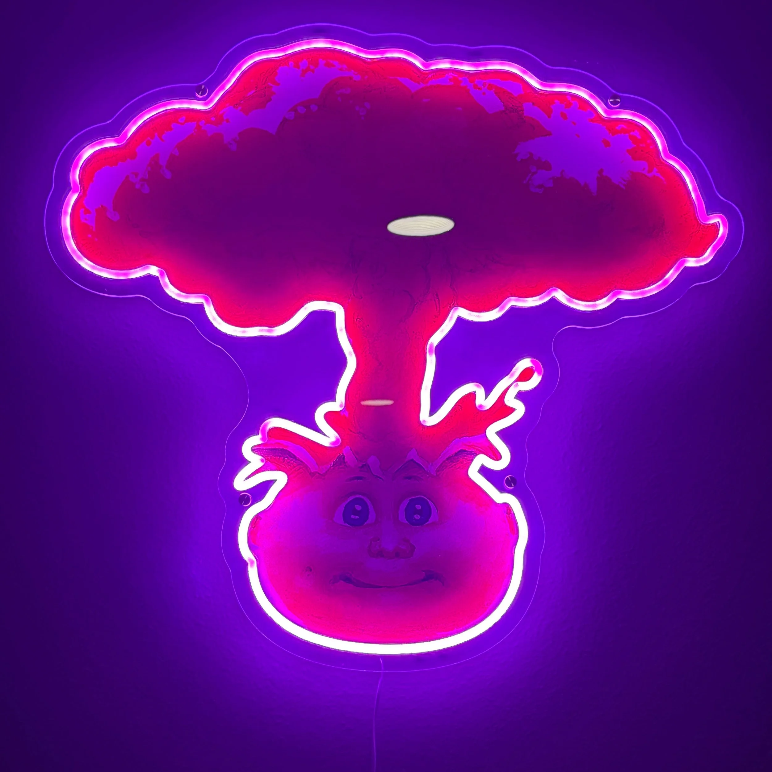 GARBAGE PAIL KIDS ADAM BOMB NUCLEAR NEON WALL HANGING SIGN