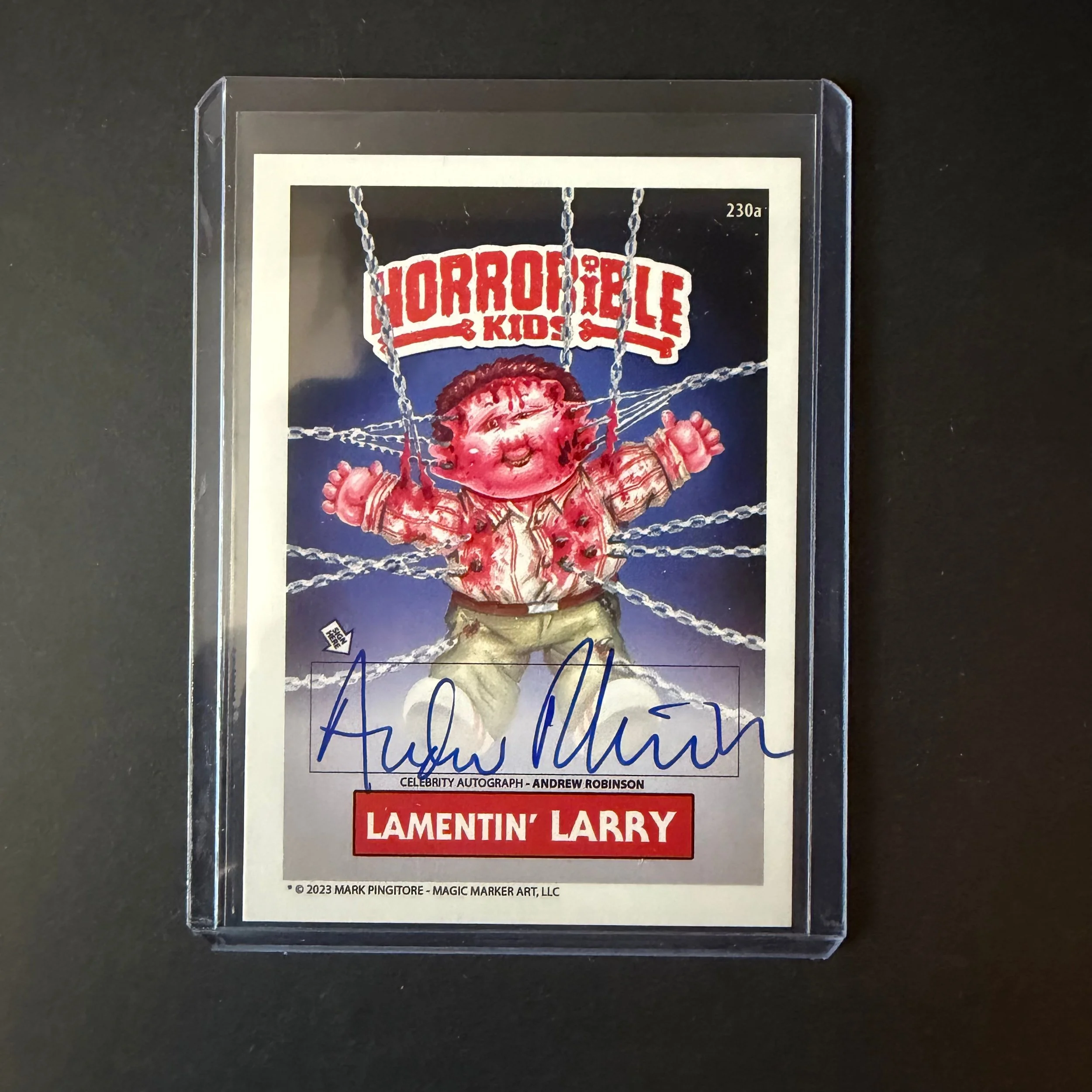 Horrible Kids Lamentin' Larry Autographed Card – Andrew Robinson 12/50 (2023)