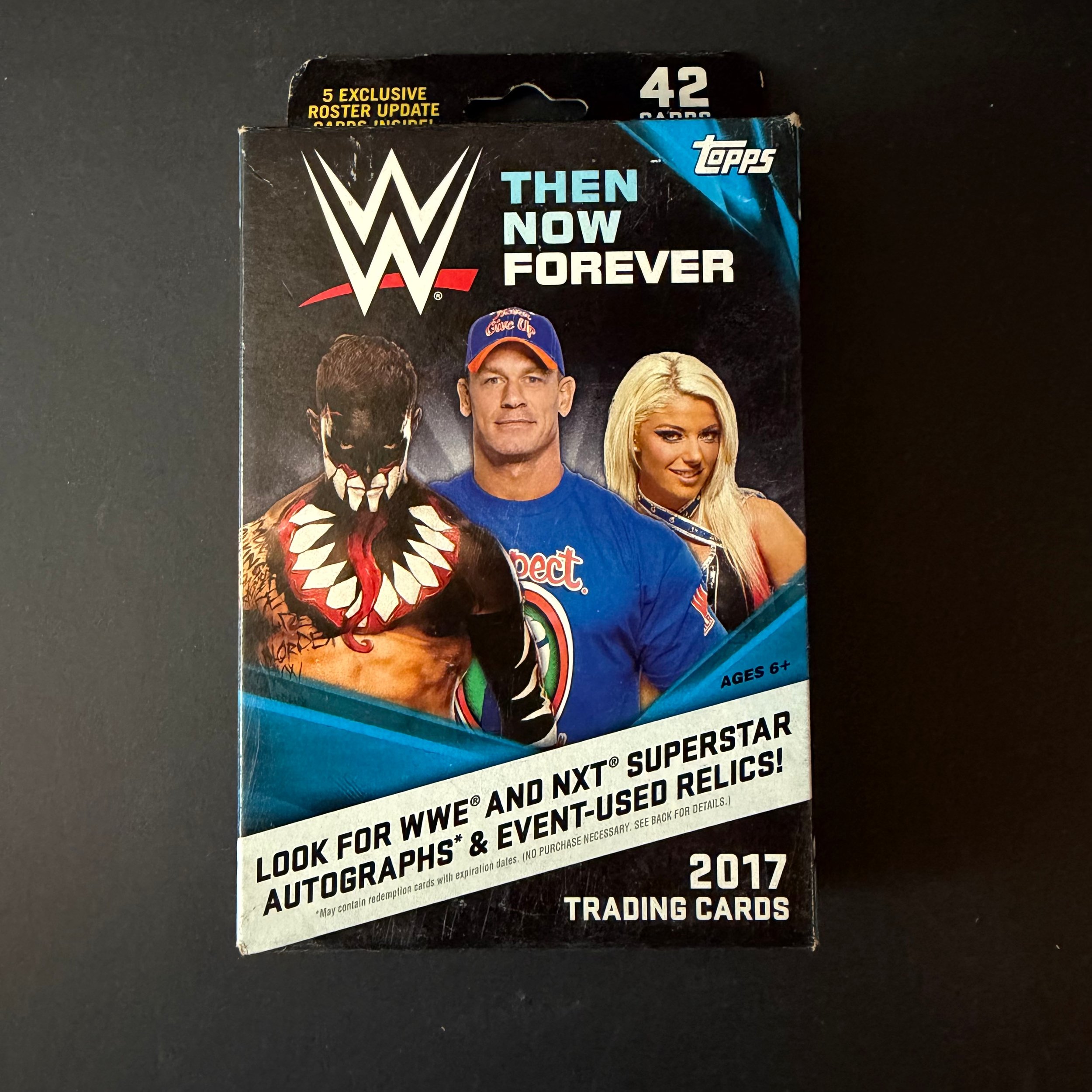 WWE Then Now Forever Wrestling Hanger Pack SEALED