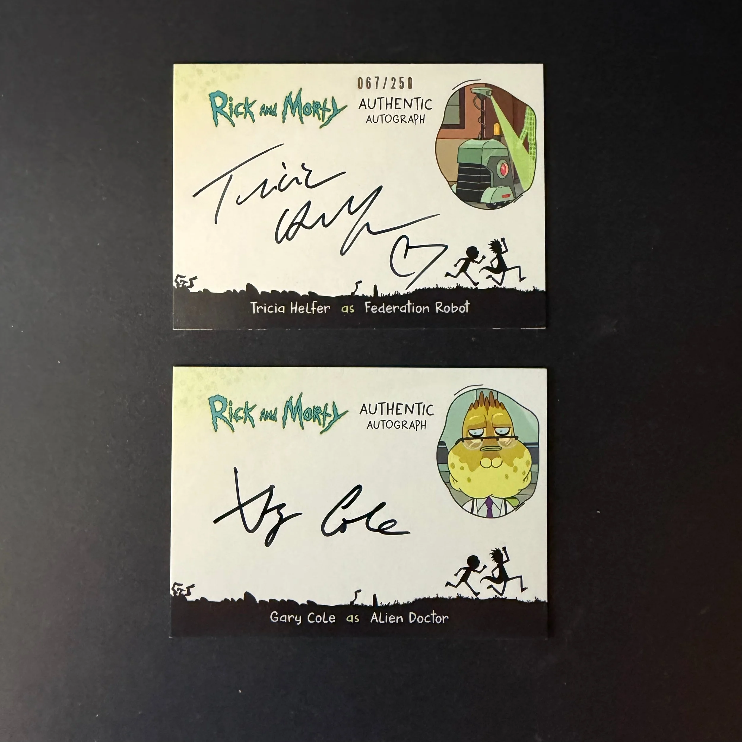 RICK AND MORTY SEASON 2 AUTOGRAPH CARD LOT  2019