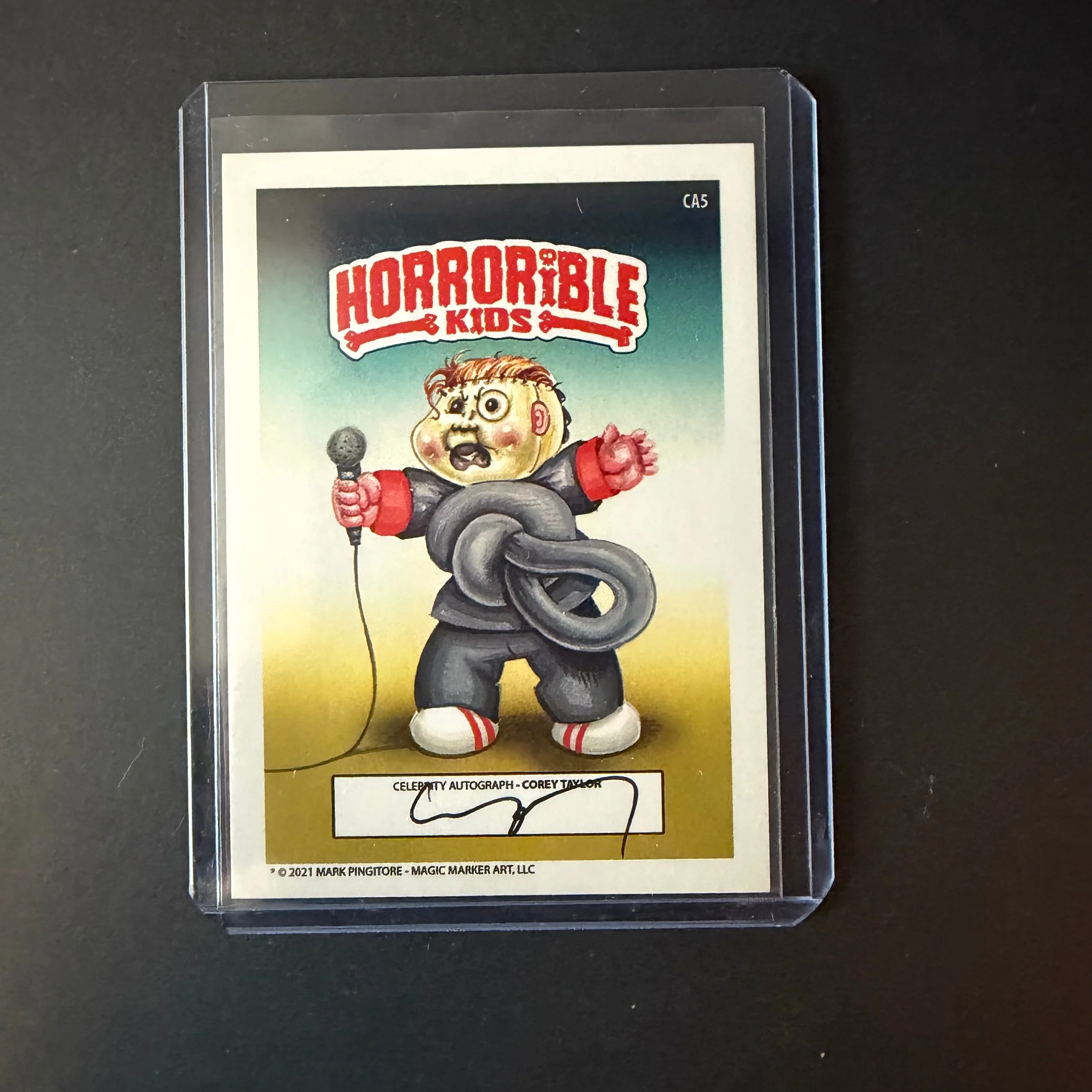 Horrible Kids Series 6 Autographed Card – Corey Taylor CA5 22/25 (2021)