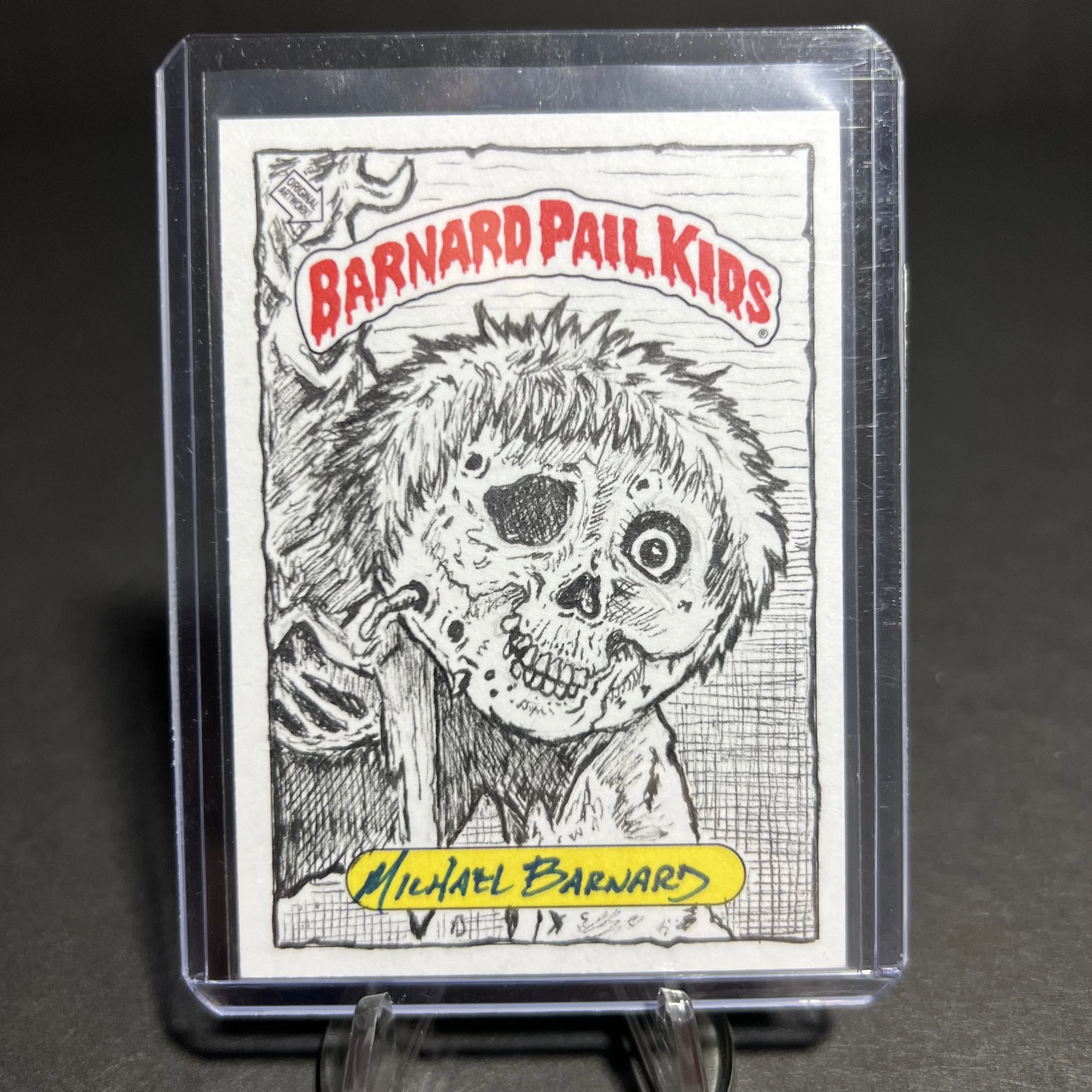 DEAD TED SKETCH CARD BY MICHAEL BARNARD ARTWORK