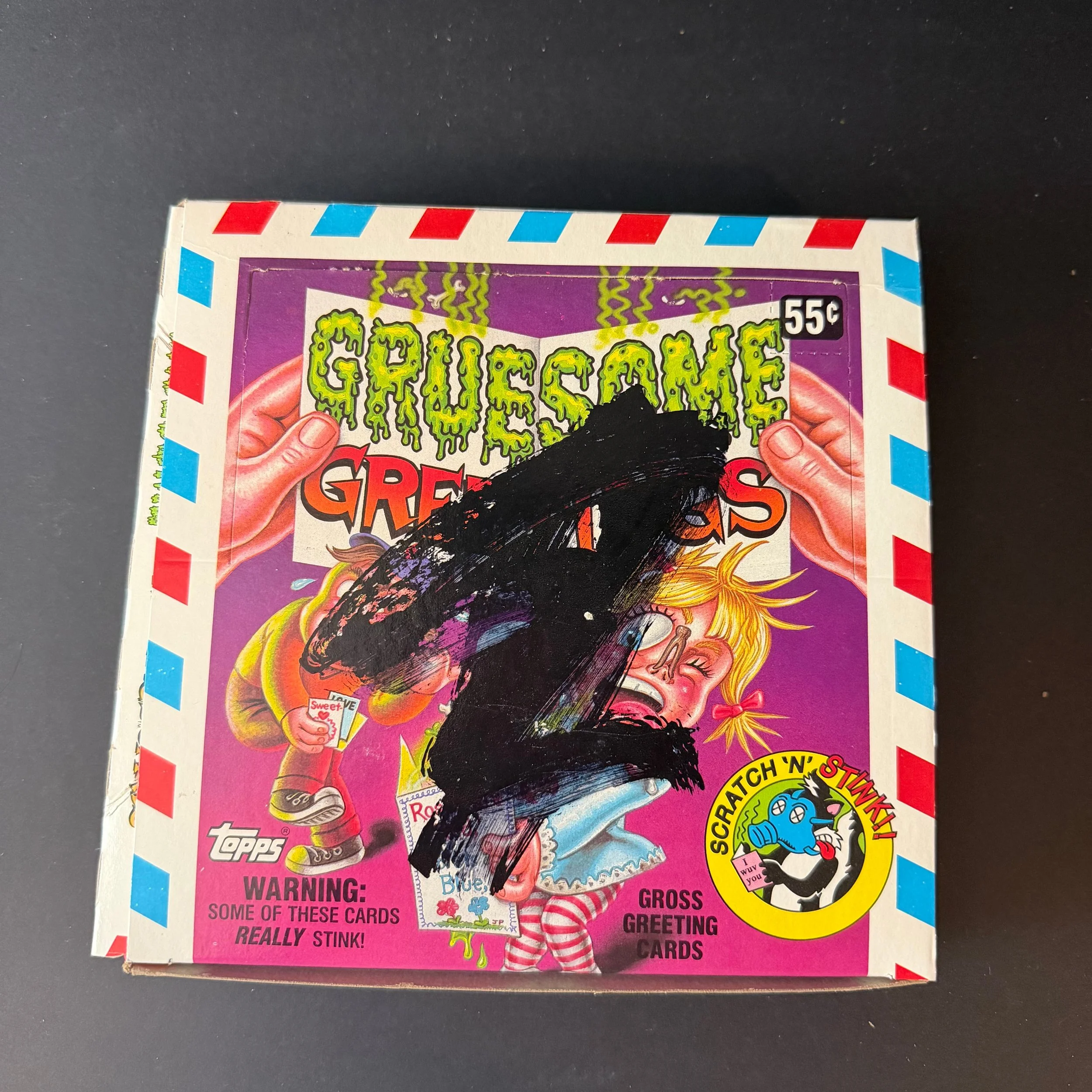 Gruesome Greeting Cards Box 1992 Topps 36 Count Unsealed Vintage