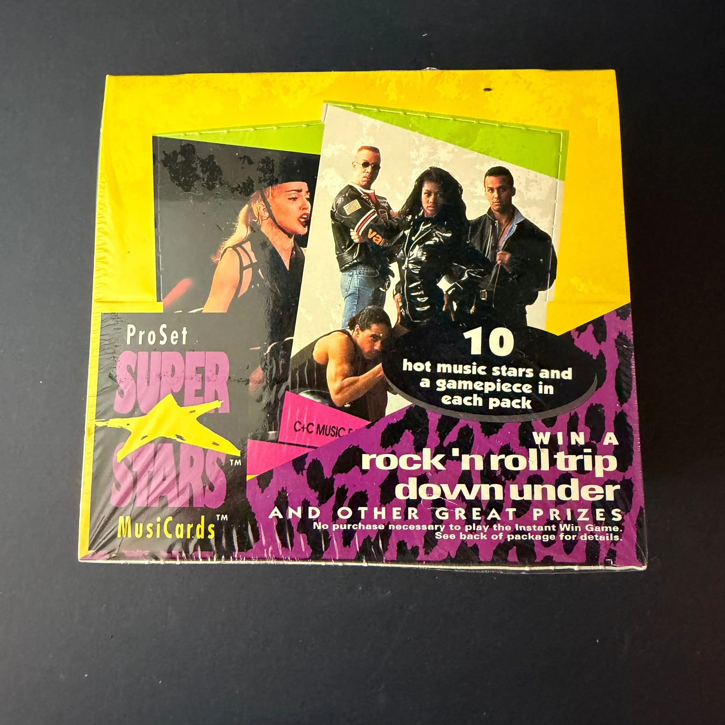 Pro Set Super Stars Music Series 2 Trading Card Box 1991 SEALED 36 Packs