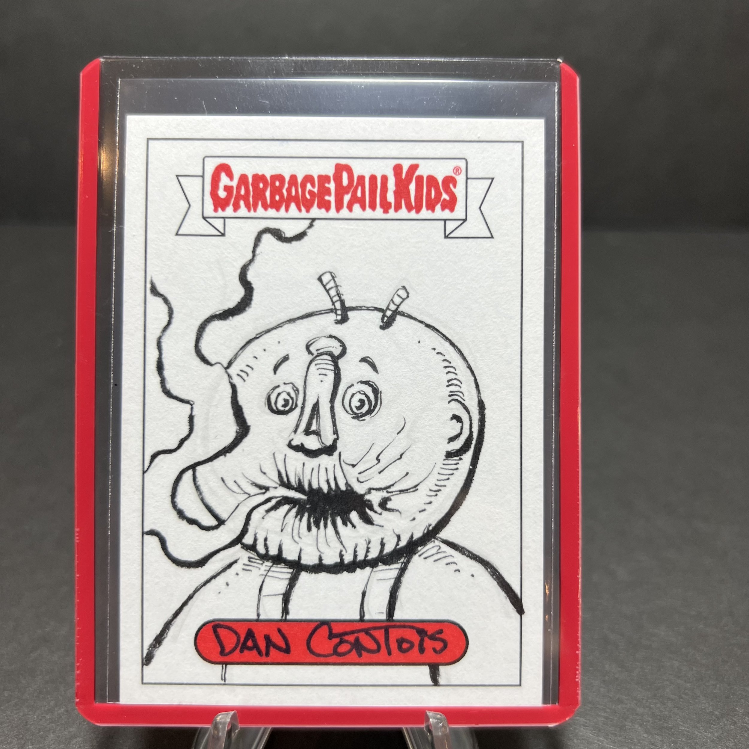 GARBAGE PAIL KIDS FOUL PHIL SKETCH CARD DAN CONTOIS GPK X NYC TAKEOVER 2019