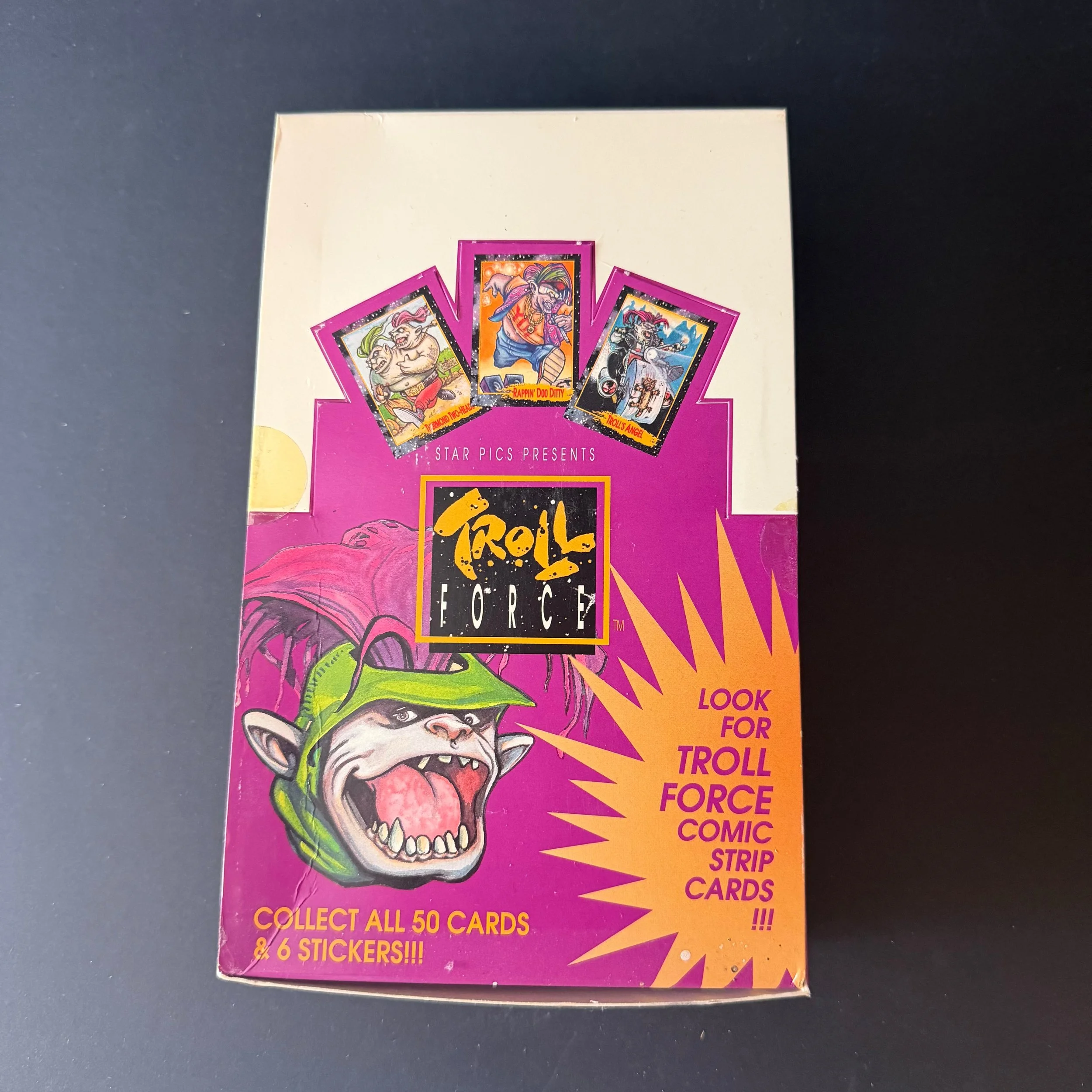 STAR PICS TROLL FORCE BOX 48 PACKS SEALED