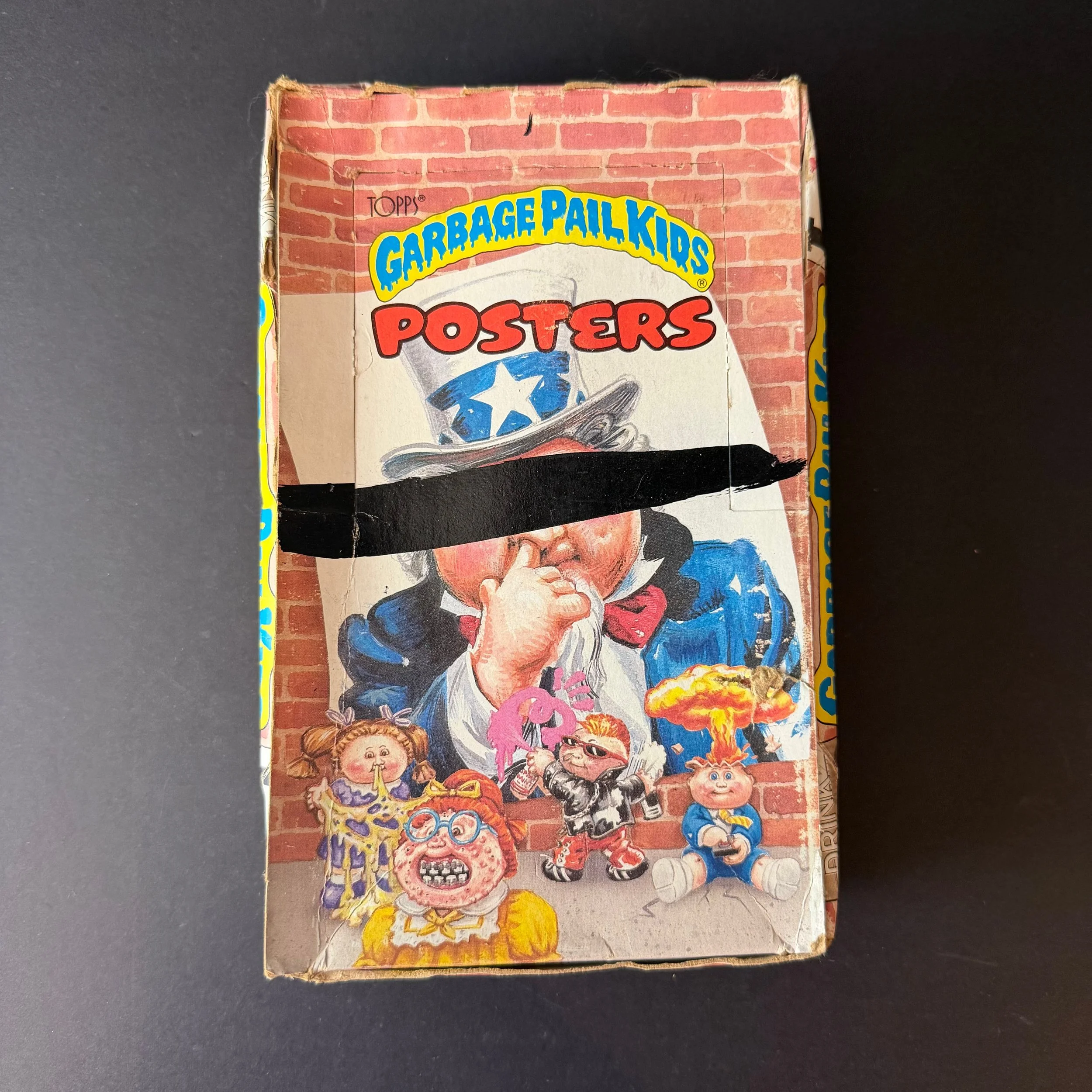 GARBAGE PAIL KIDS 1986 TOPPS POSTERS FULL BOX 36 POSTERS