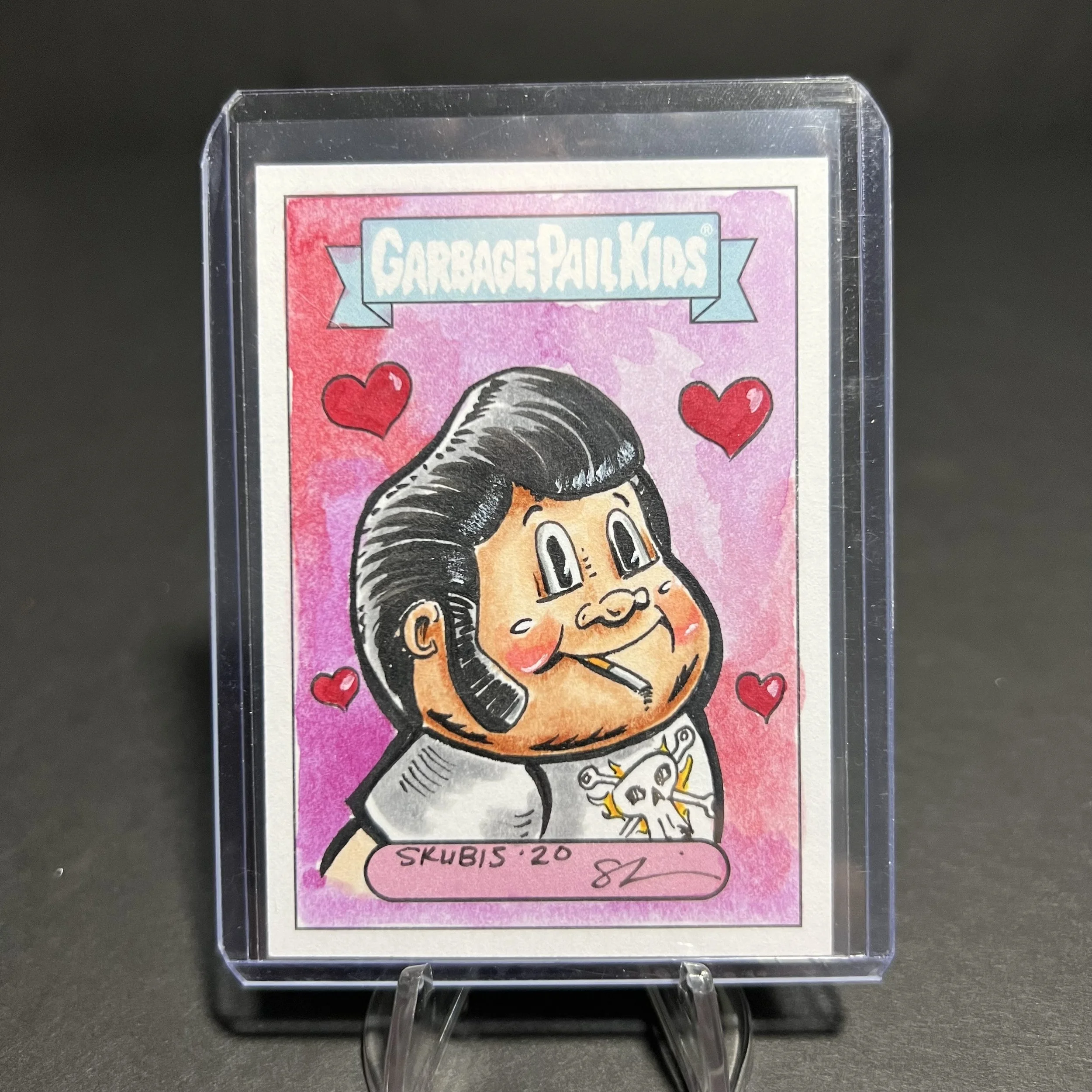 GREASER GREG Sketch Card By SKUBIS MR & MRS Valentines 2020