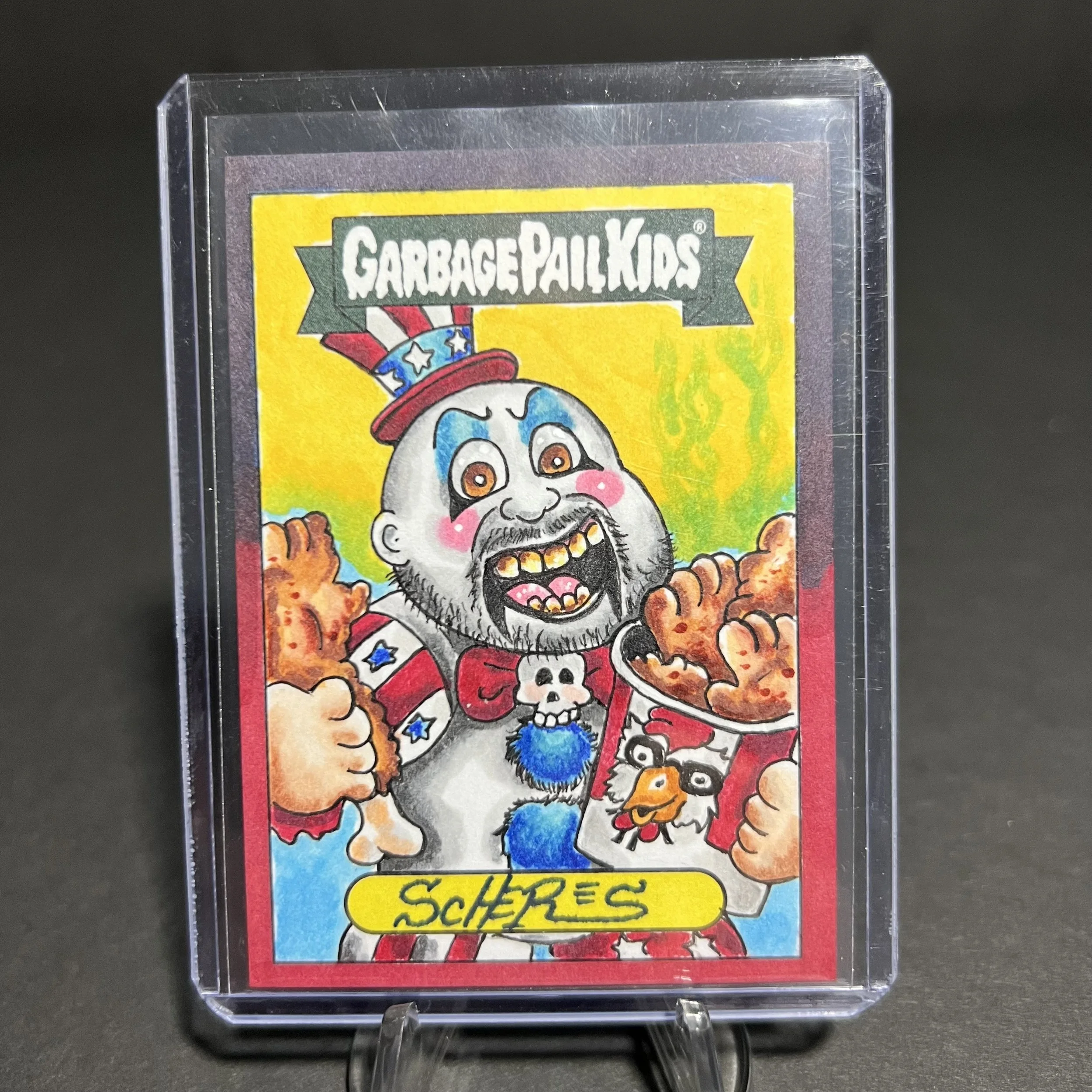 CAPTAIN SPALDING SKETCH CARD BY Scheres LATE TO SCHOOL