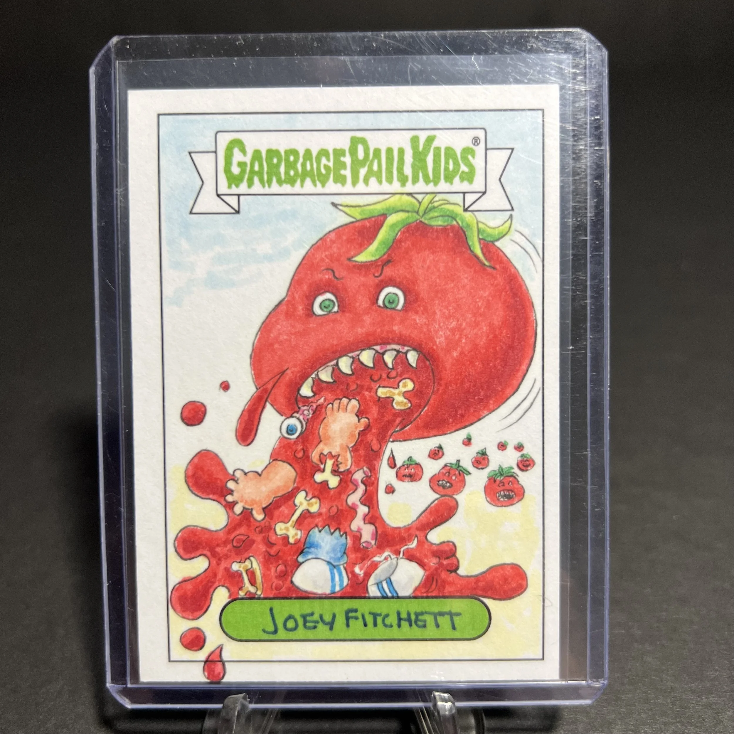 VEGGIE REGIIE SKETCH CARD BY Joey Fitchett REVENGE OF HORROR-IBLE