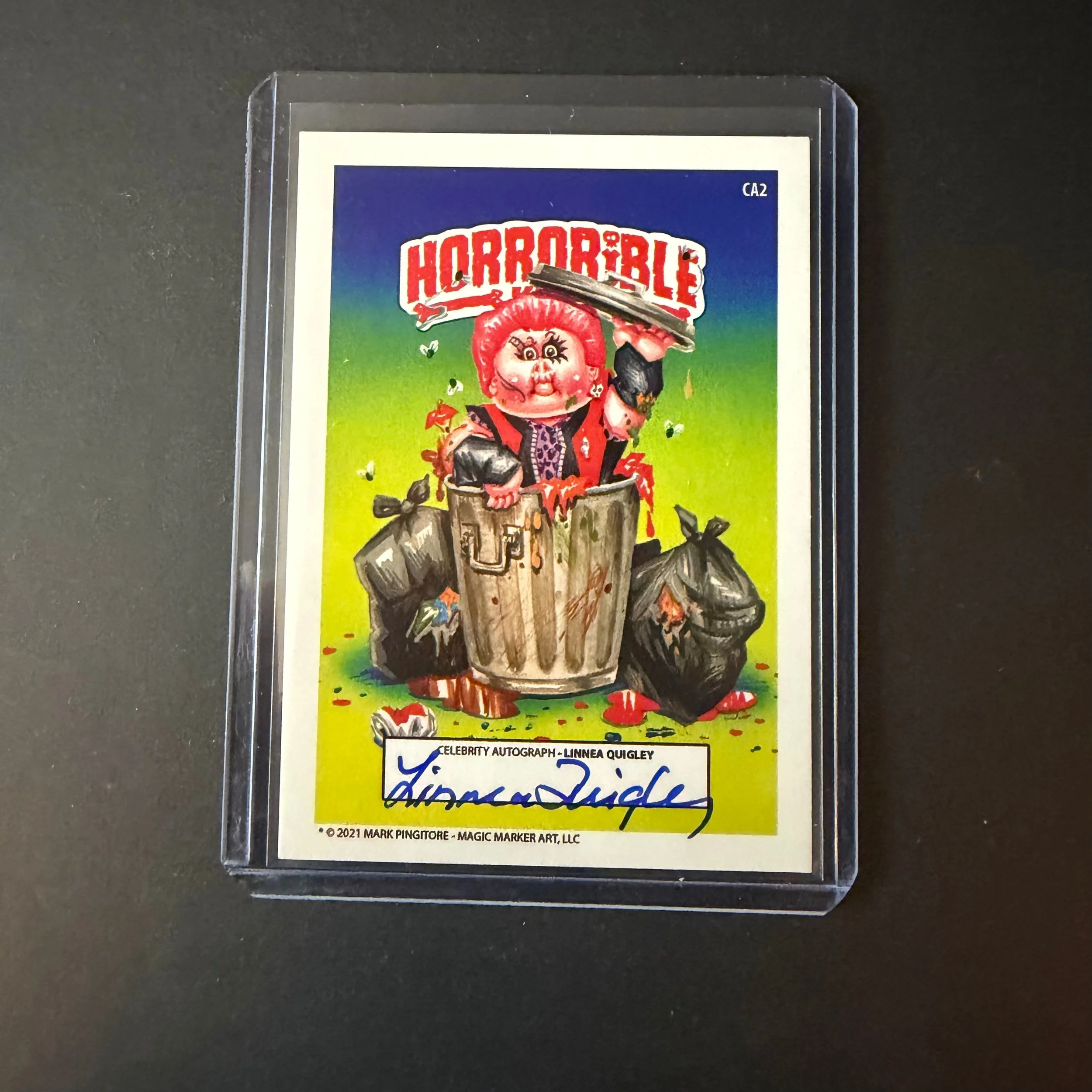Horrible Kids Series 6 Autographed Card – Linnea Quigley CA2 22/25 (2021)