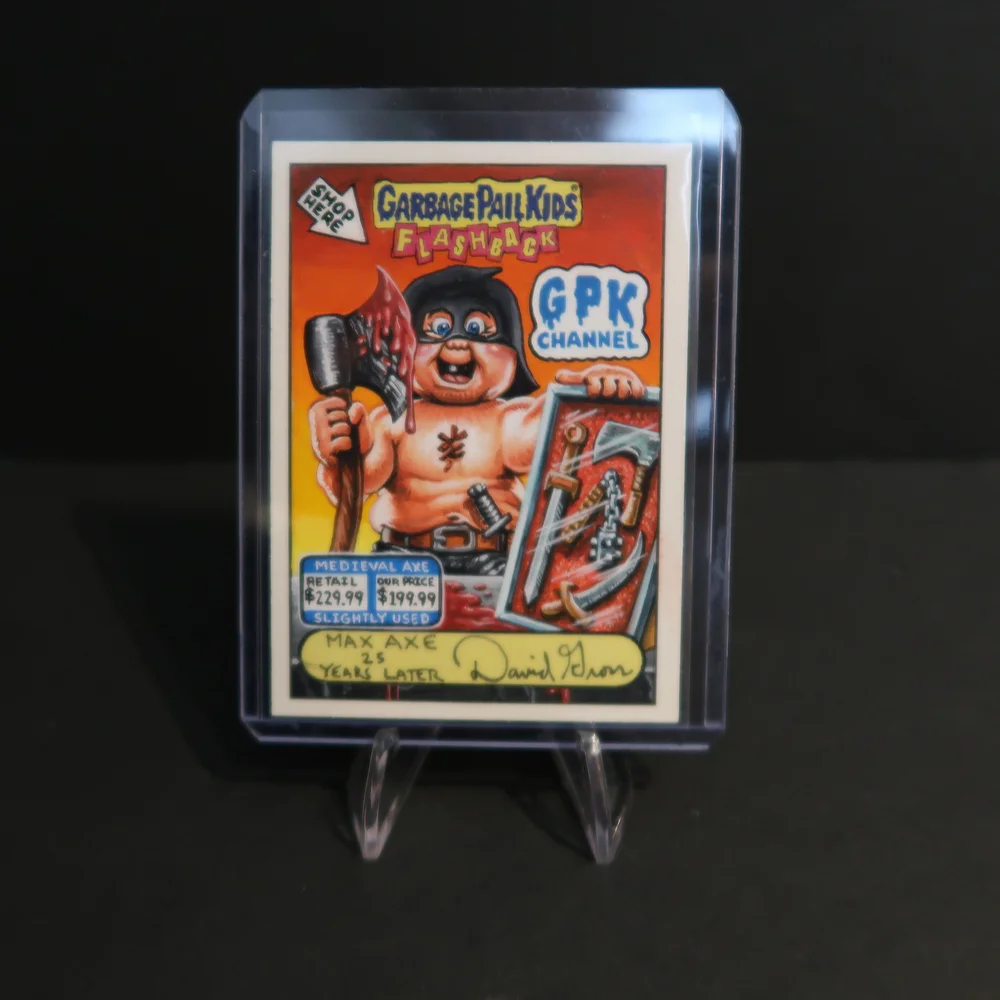 Max Axe 25 Years Later Flashback Series 1 Sketch Card by David