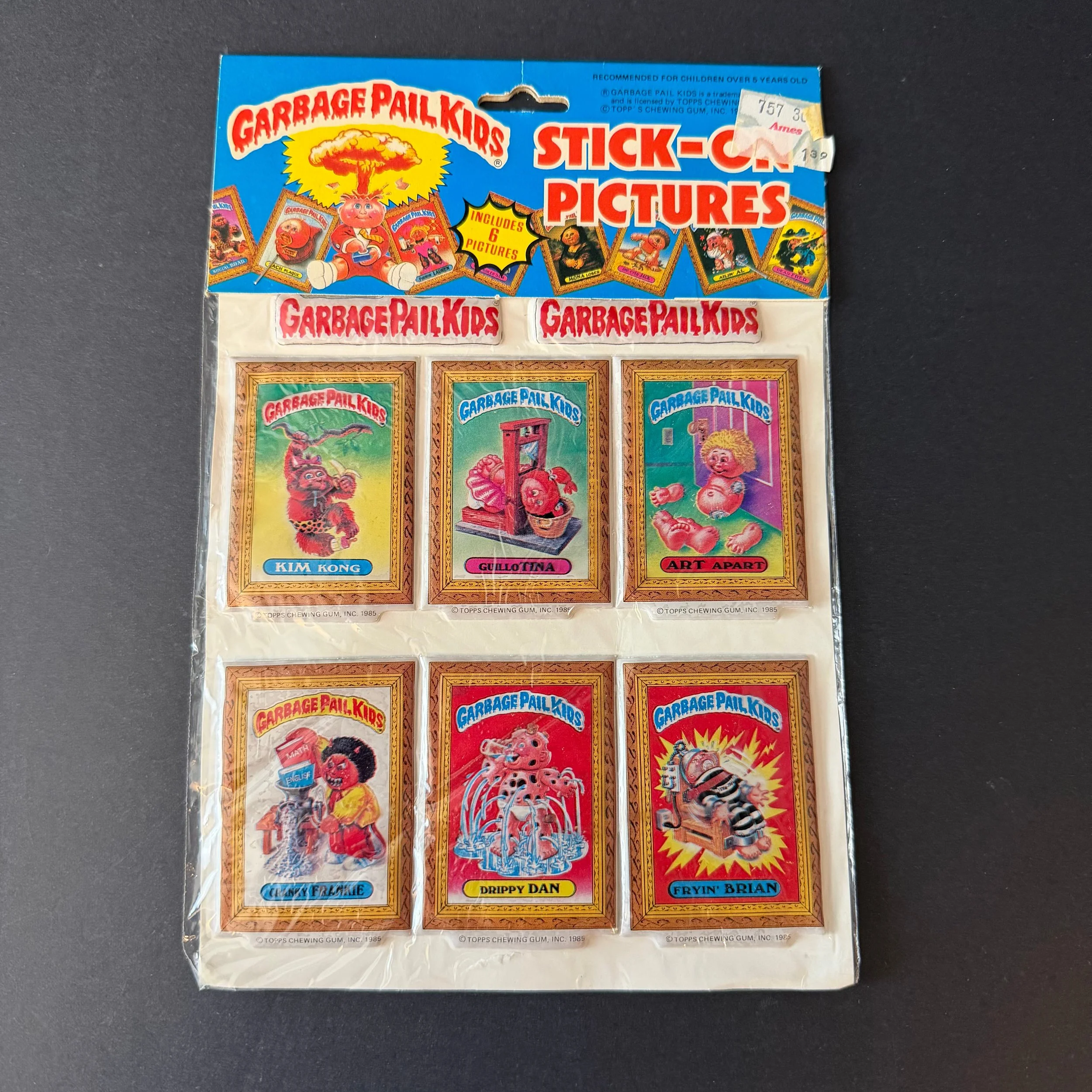 Garbage Pail Kids Imperial Toys Stick-Ons – Kim Kong