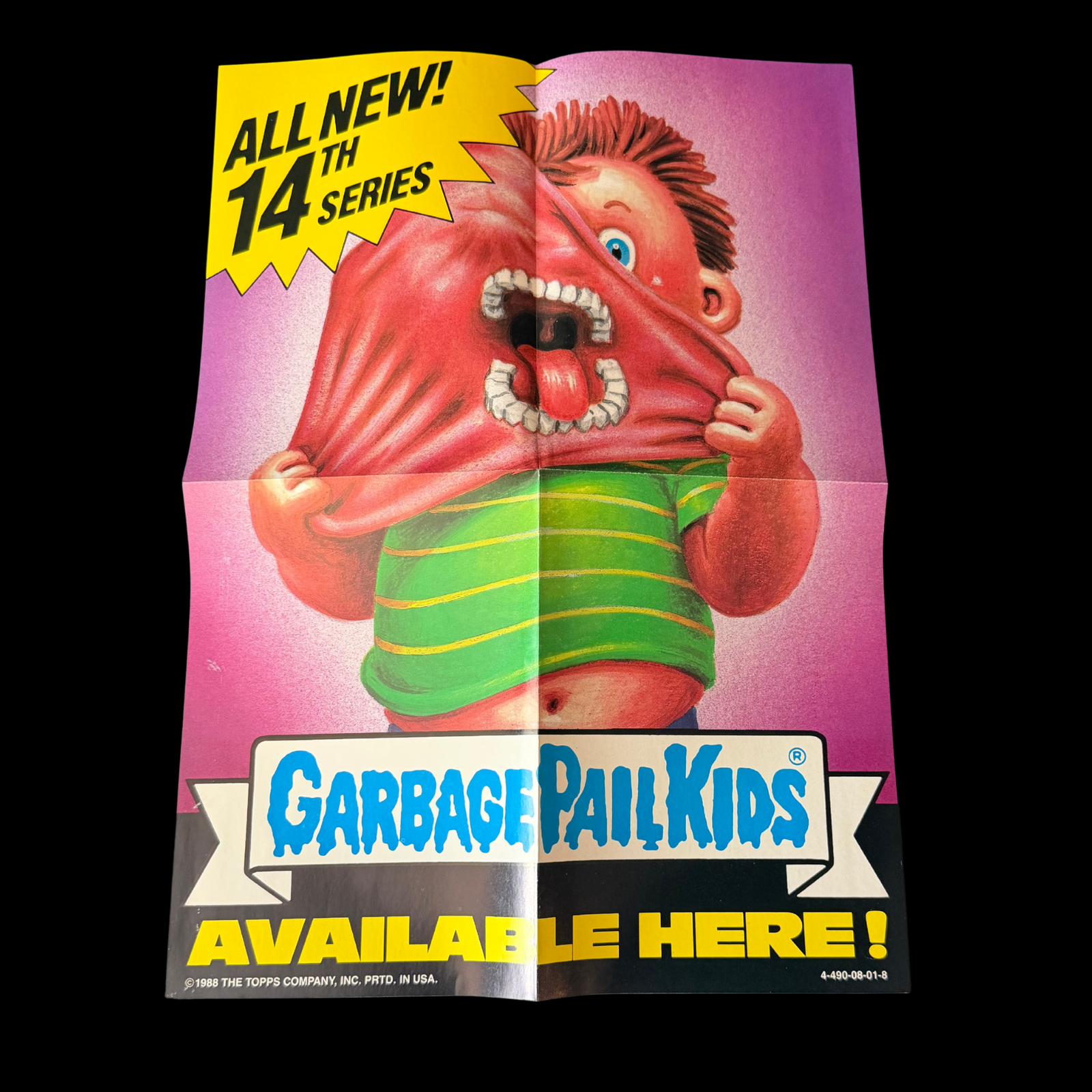 1988 GARBAGE PAIL KIDS 14TH SERIES ORIGINAL POSTER TOPPS