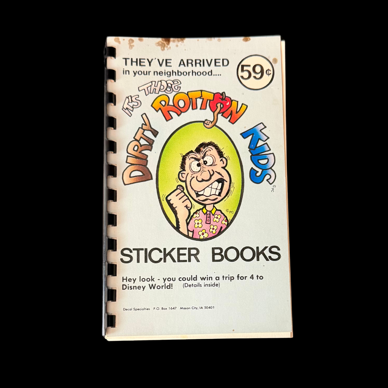 VINTAGE DIRTY ROTTON KIDS STICKER BOOKS 1980s GARBAGE PAIL KIDS PARODY