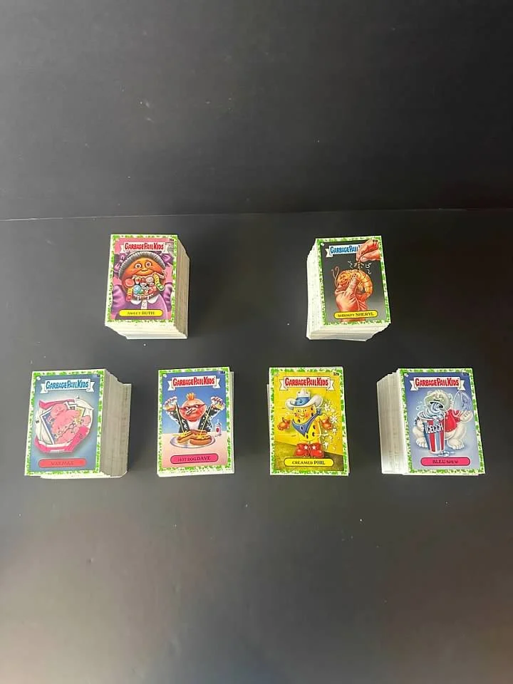 Food Fight Green Border Cards - Lot of 1075