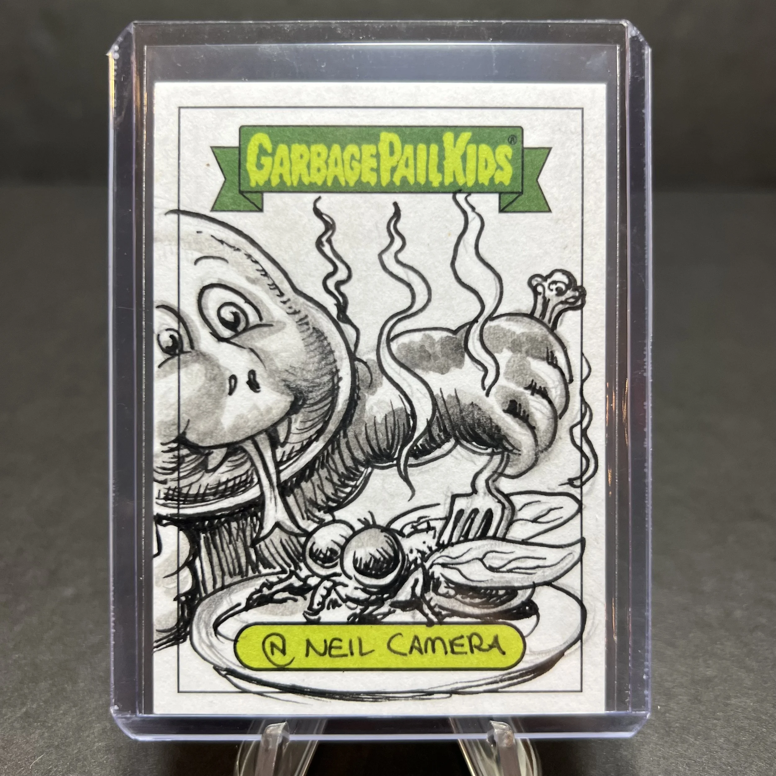GARBAGE PAIL KIDS LIZARD LIZ SKETCH NEIL CAMERA SCRATCH N STINK 2019