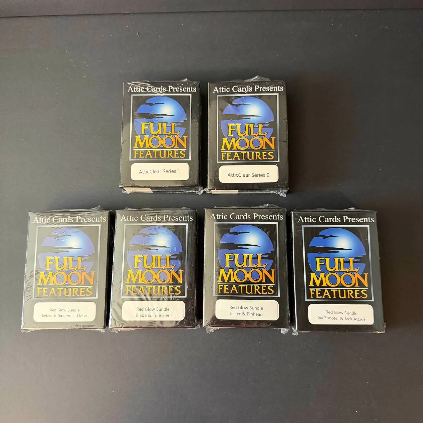 FULL MOON Trading Card Wax Pack Lot Attic Cards + 4-Card Puzzle SEALED