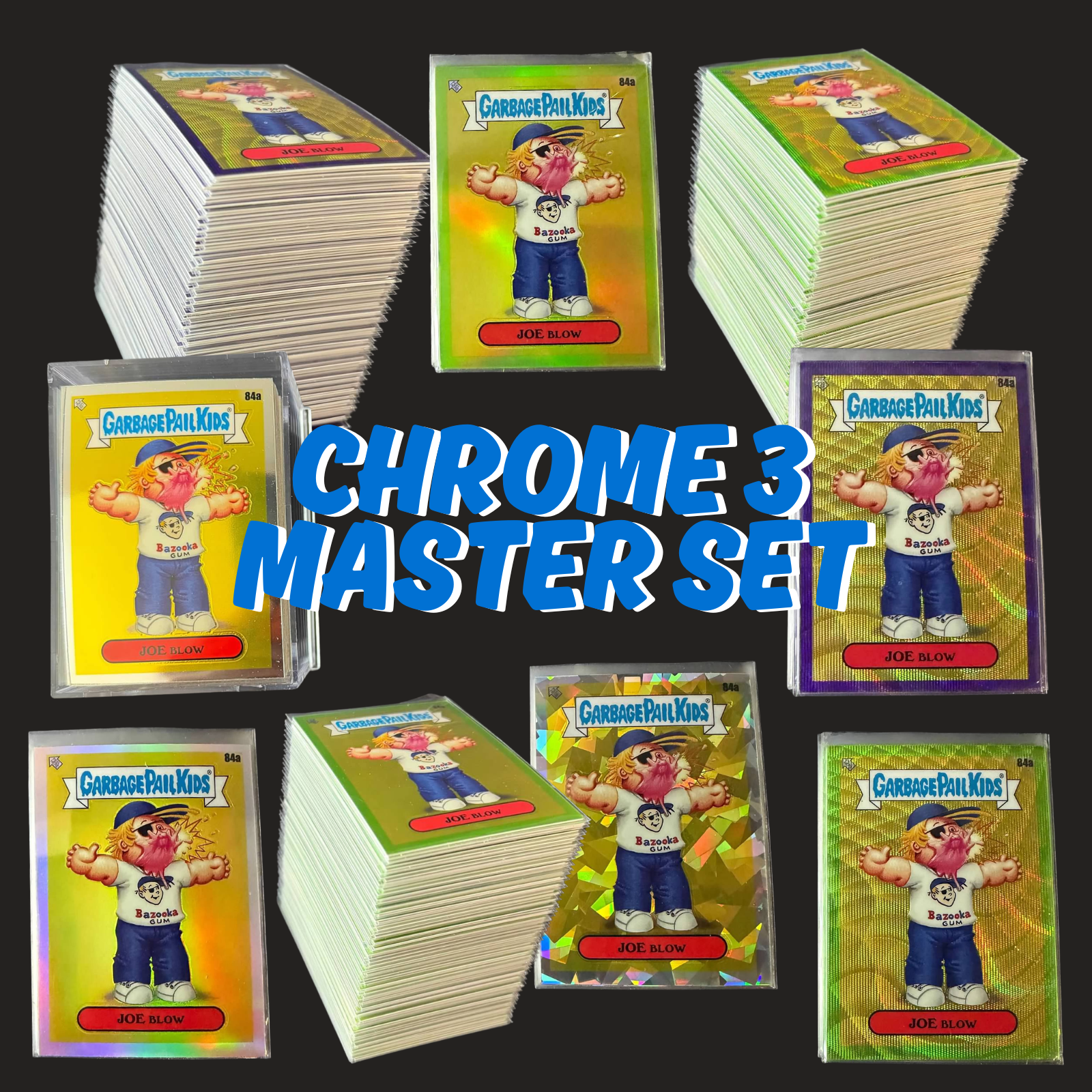 Garbage Pail Kids Chrome 3 Master Set