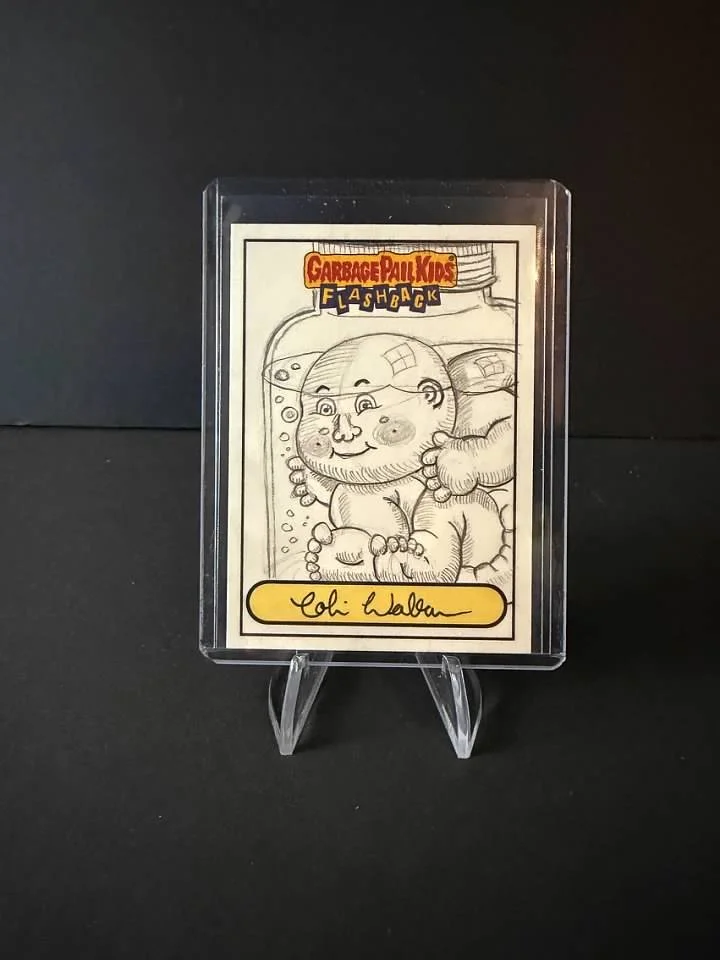 Flashback Series 3 Pickled Pete Sketch Card by Colin Walton