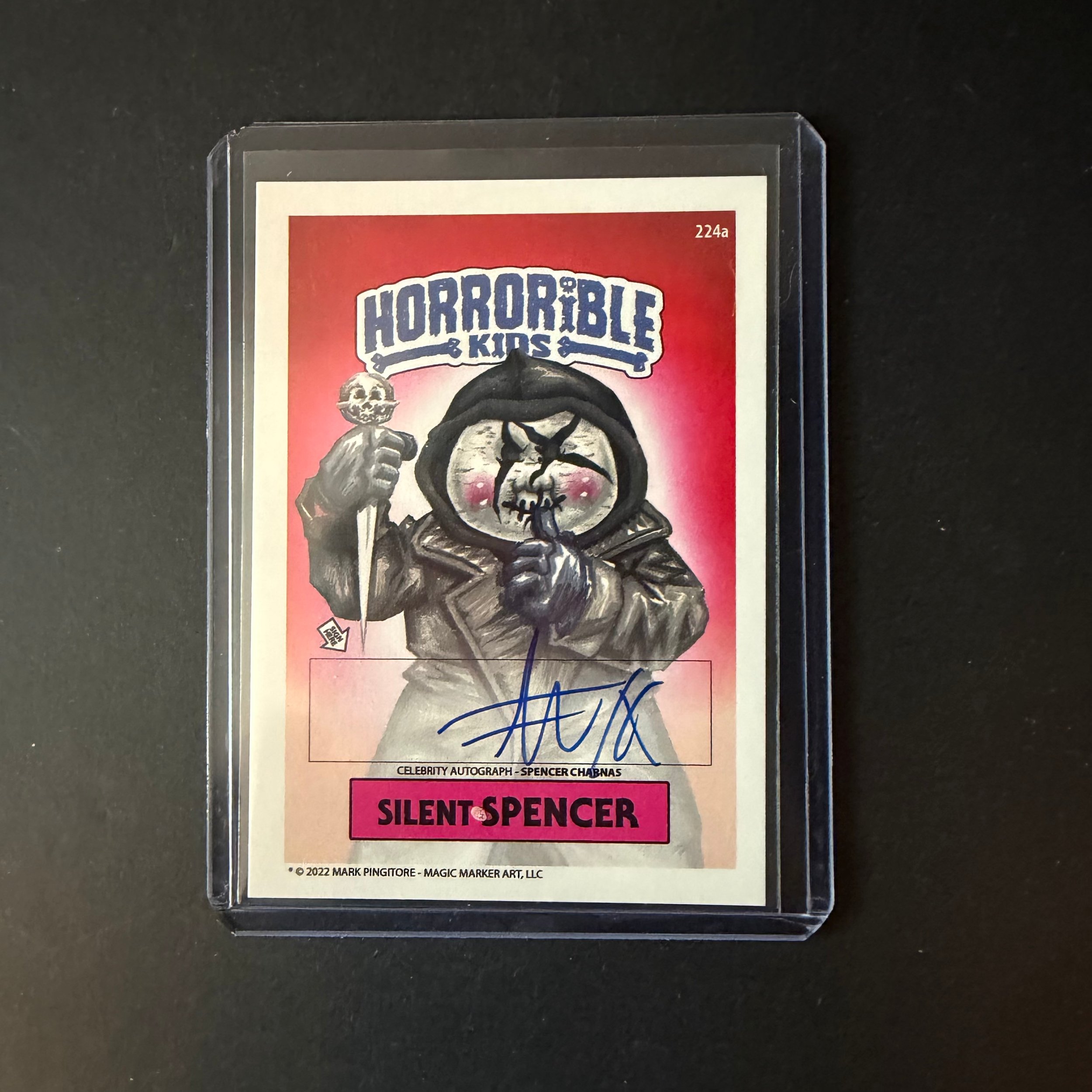 Horrible Kids Silent Spencer Autographed Card – Spencer Charnas 90/500 (2022)