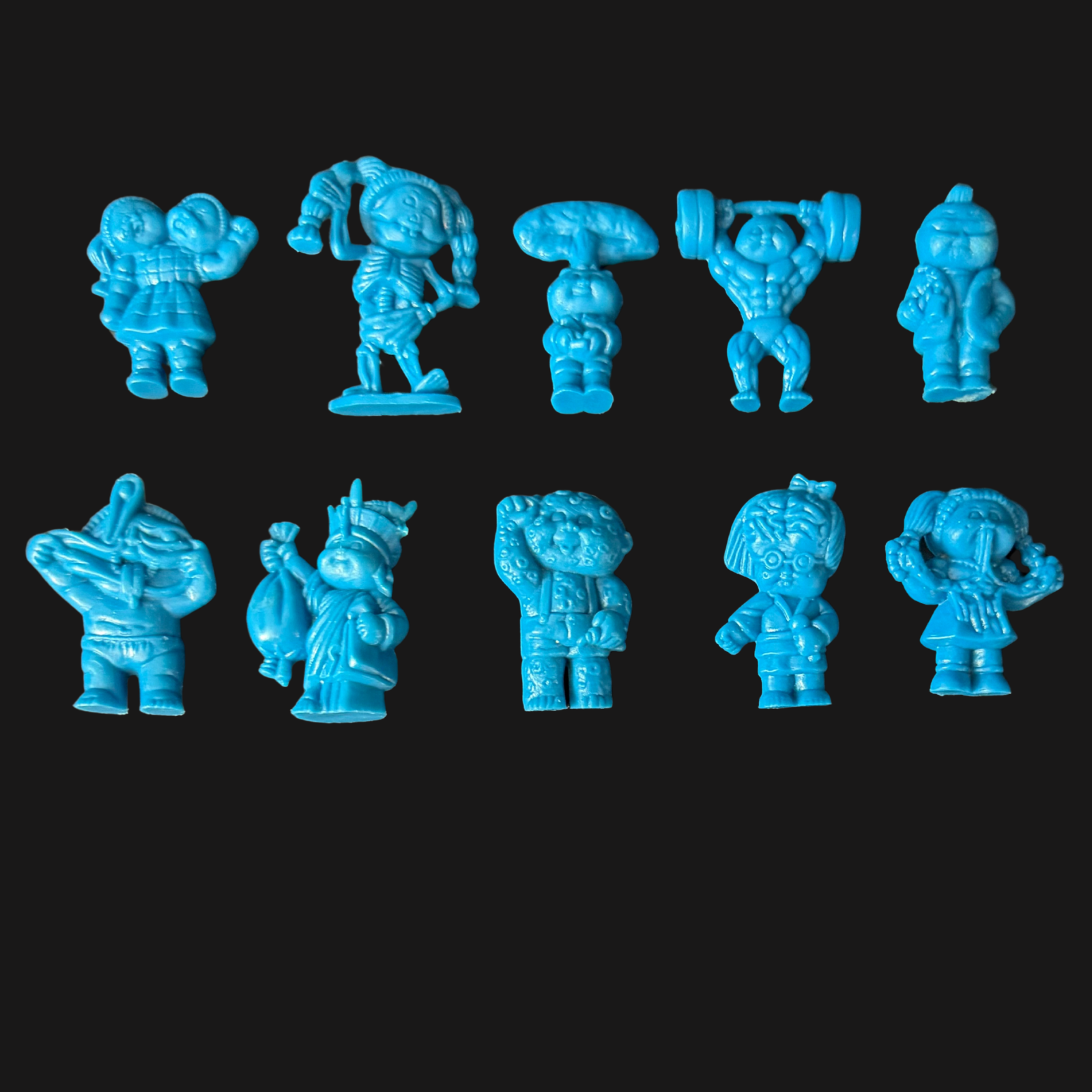 GARBAGE PAIL KIDS CHEAP TOYS UNITED KINGDOM BLUE SET VINTAGE