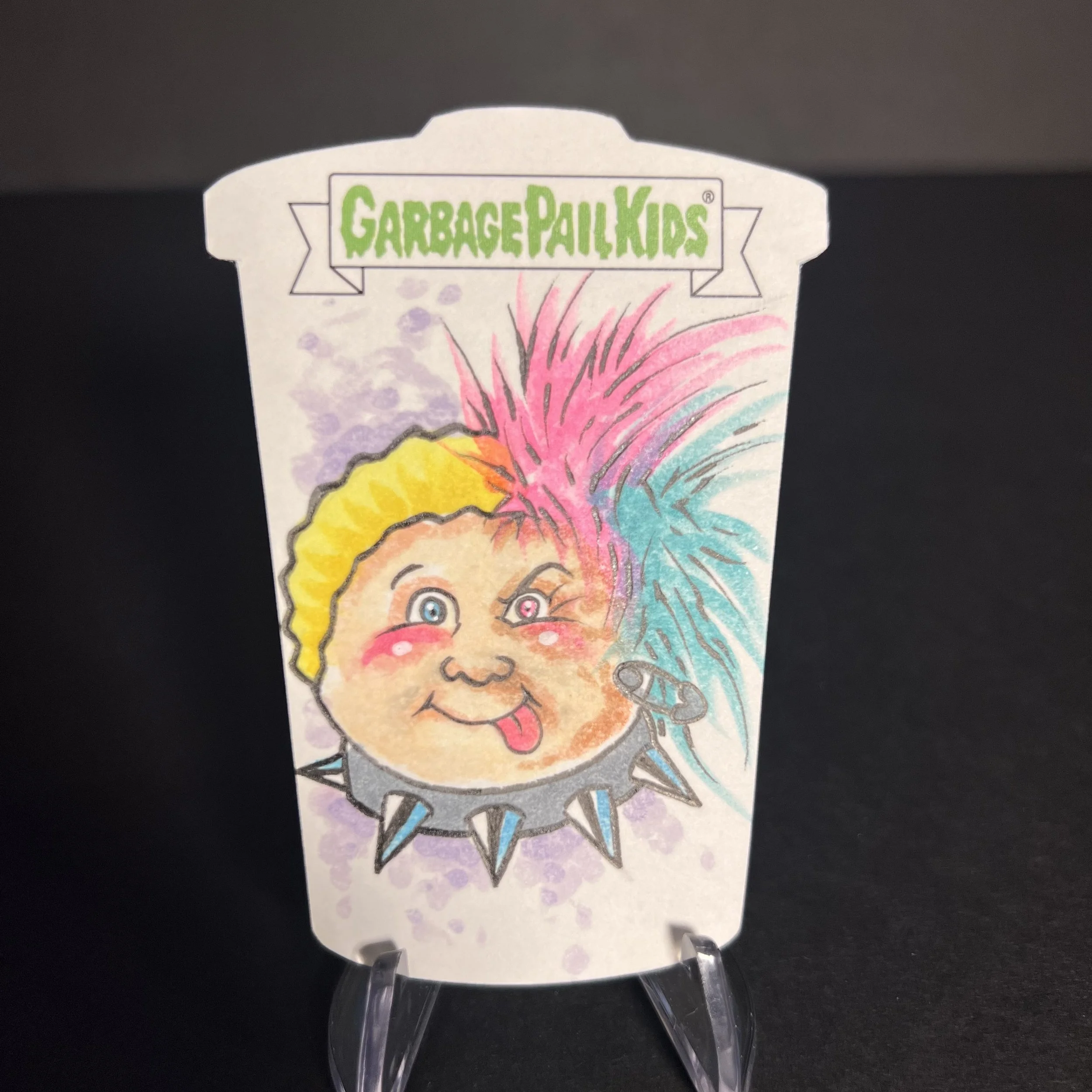 GARBAGE PAIL KIDS SPLIT KIT TRASH SKETCH CHENDUZ REVENGE OF THE HORROR-IBLE