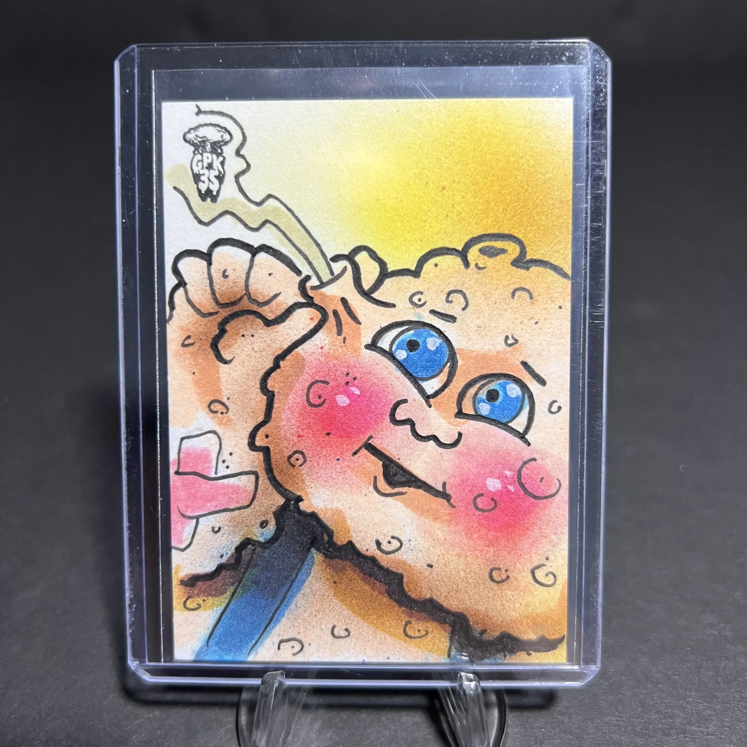 CRATER CHRIS Sketch Card By GAVIN WILLIAMS UNTOLD STORIES 2020
