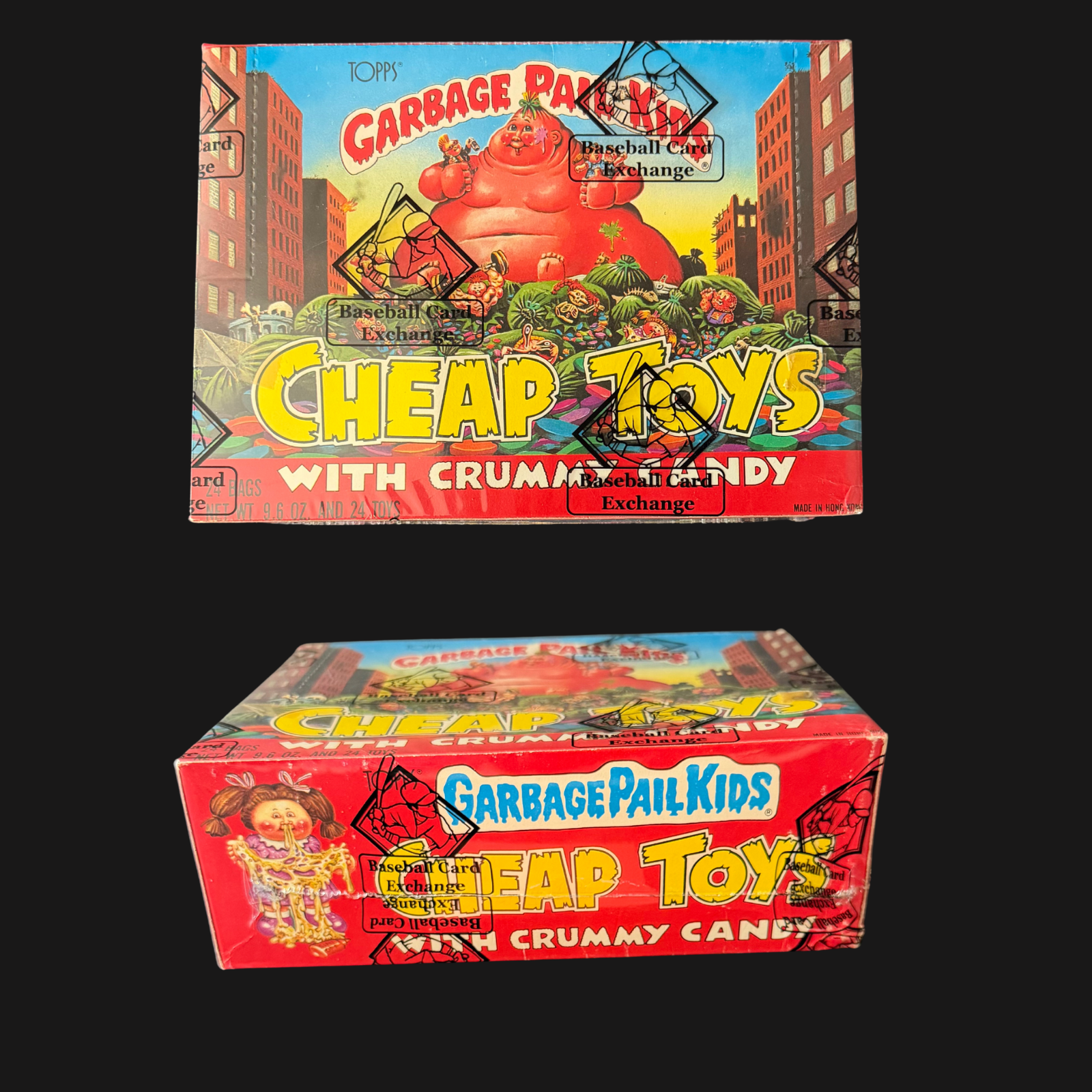 GARBAGE PAIL KIDS CHEAP TOYS BBCE WRAPPED BOX VINTAGE TOPPS