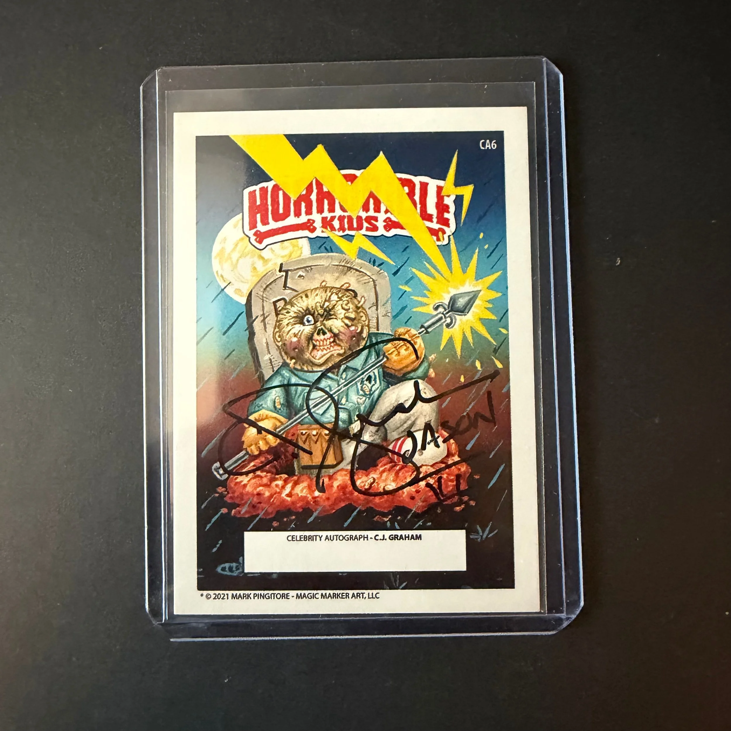 Horrible Kids Series 6 Autographed Card – C. J. Graham CA6 22/25 (2021)