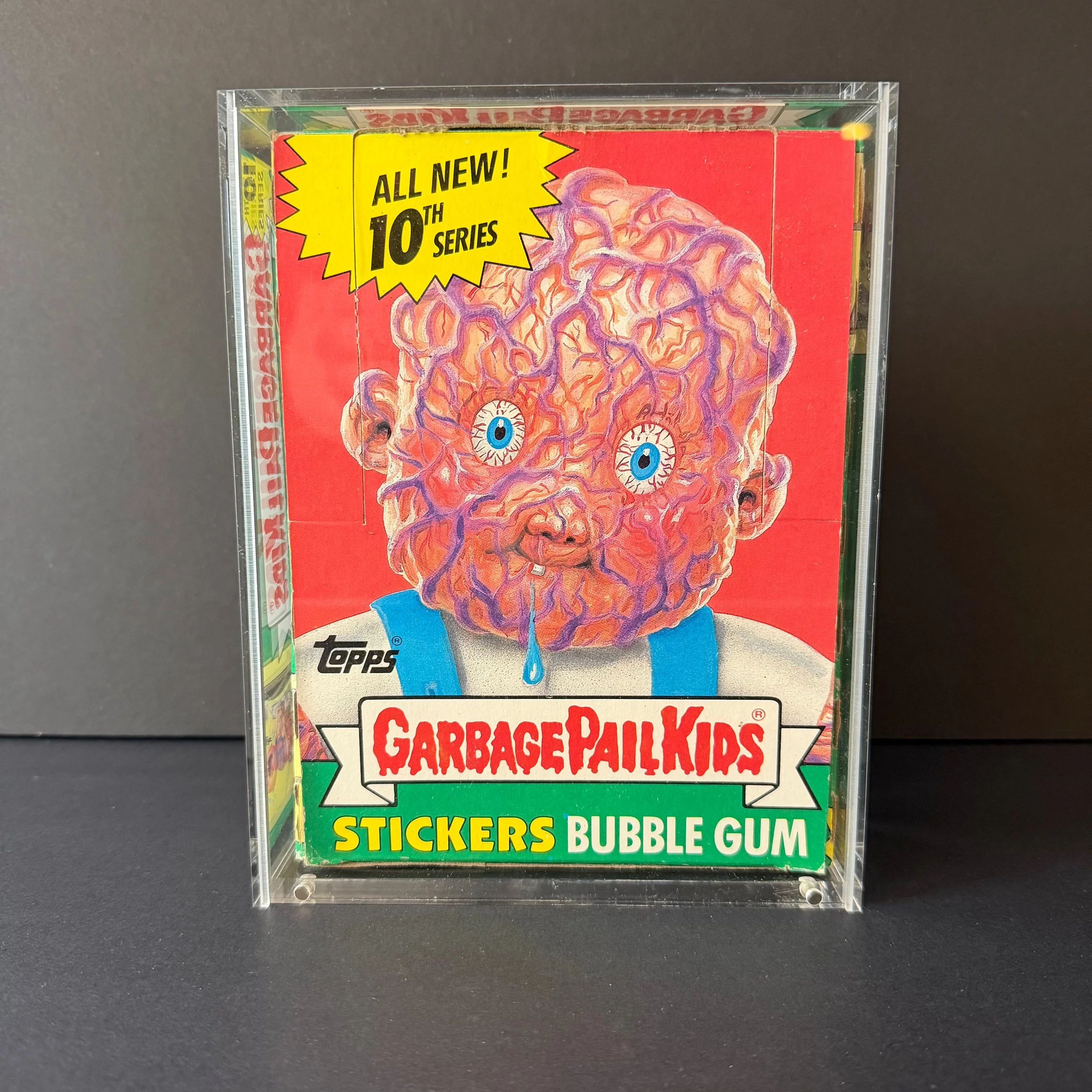 Topps Original Series 10 Box with 48 PKS- with Acrylic Case & Topps Flyer