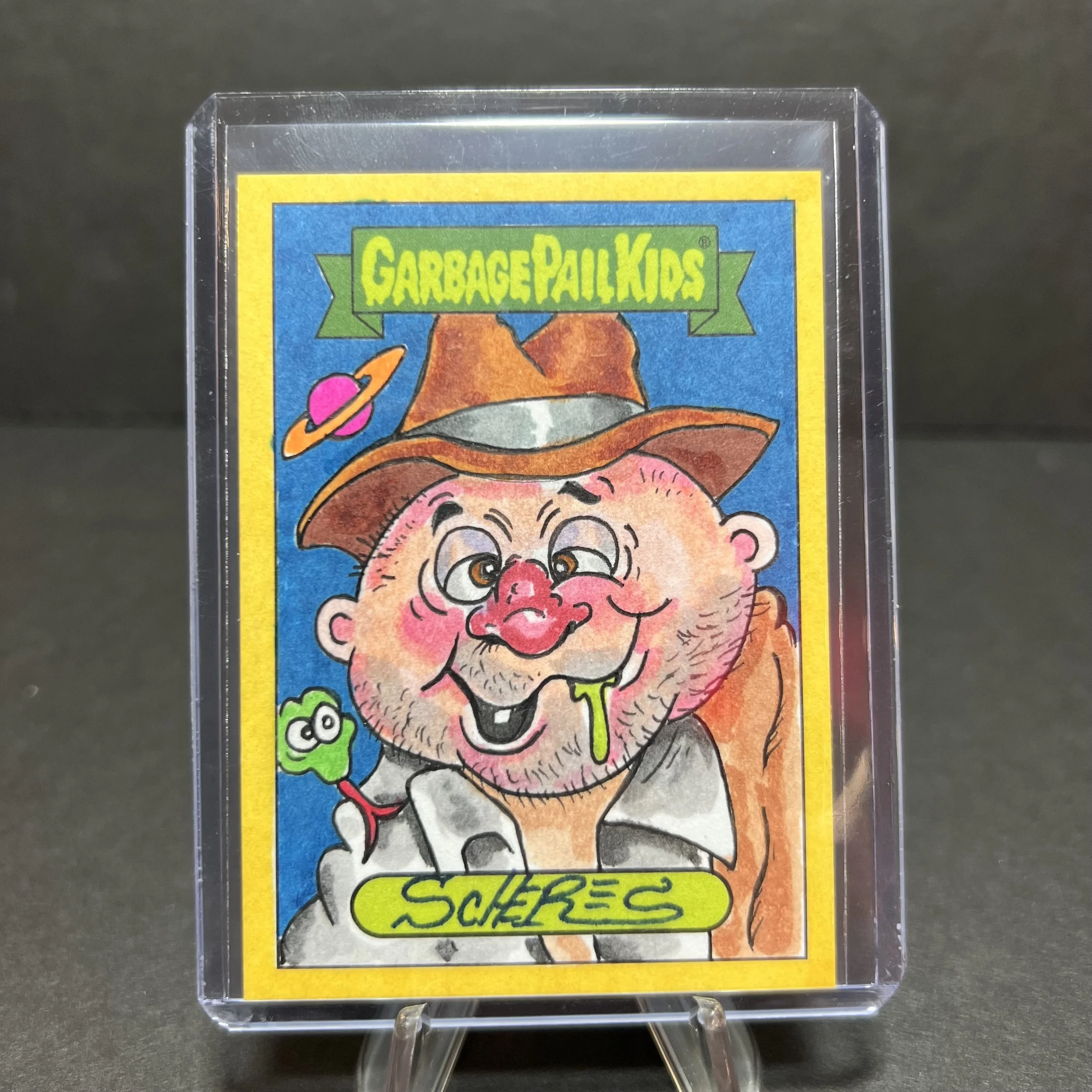 GARBAGE PAIL KIDS DRUNK KEN SKETCH CARD CHAD SCHERES SCRATCH N STINK 2019