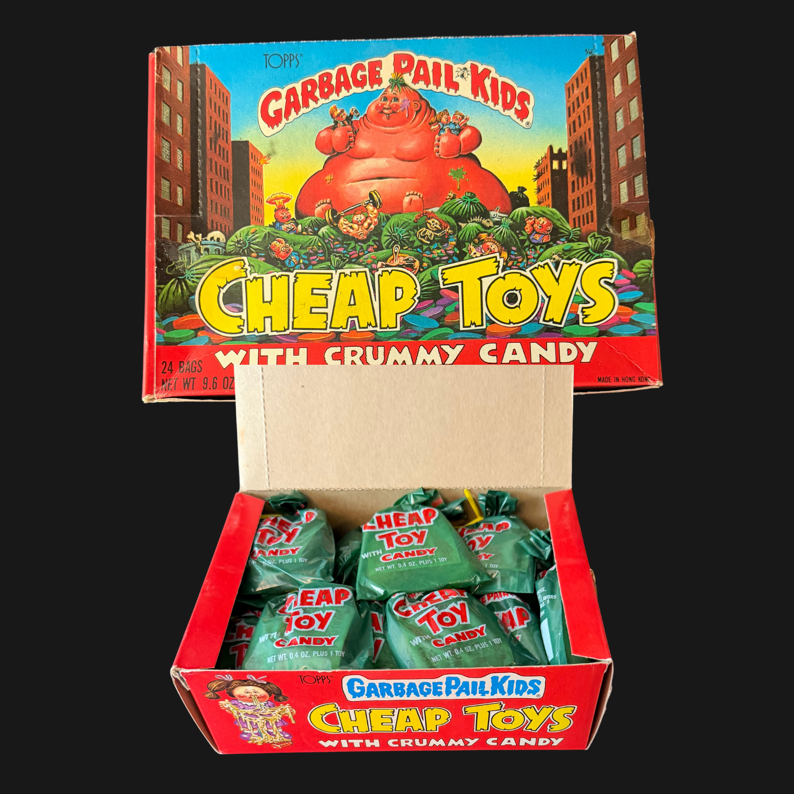 GARBAGE PAIL KIDS CHEAP TOYS UNSEALED FULL BOX VINTAGE TOPPS