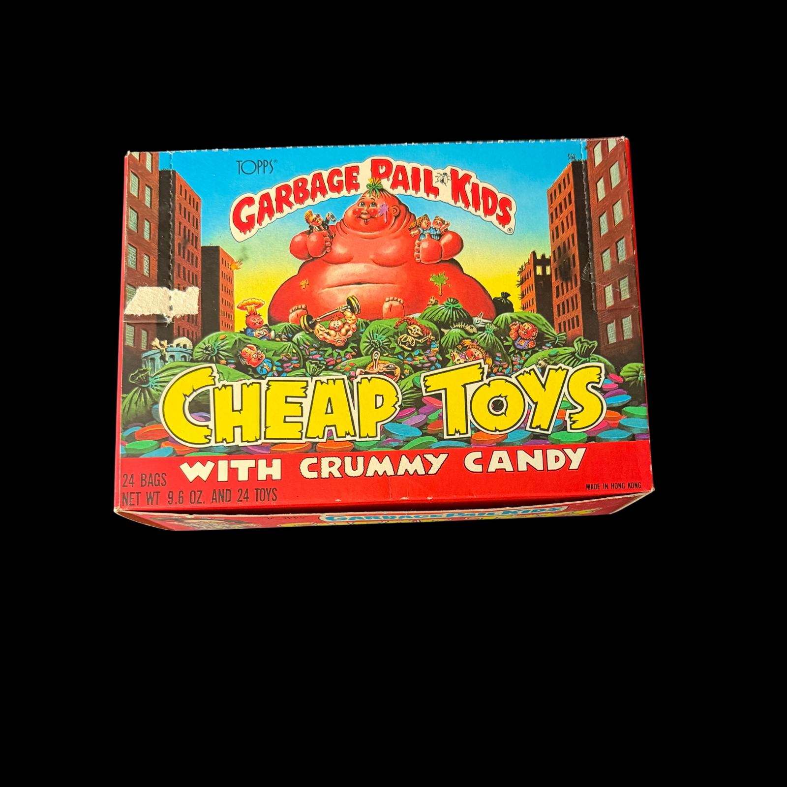 GARBAGE PAIL KIDS CHEAP TOYS EMPTY BOX LABELED