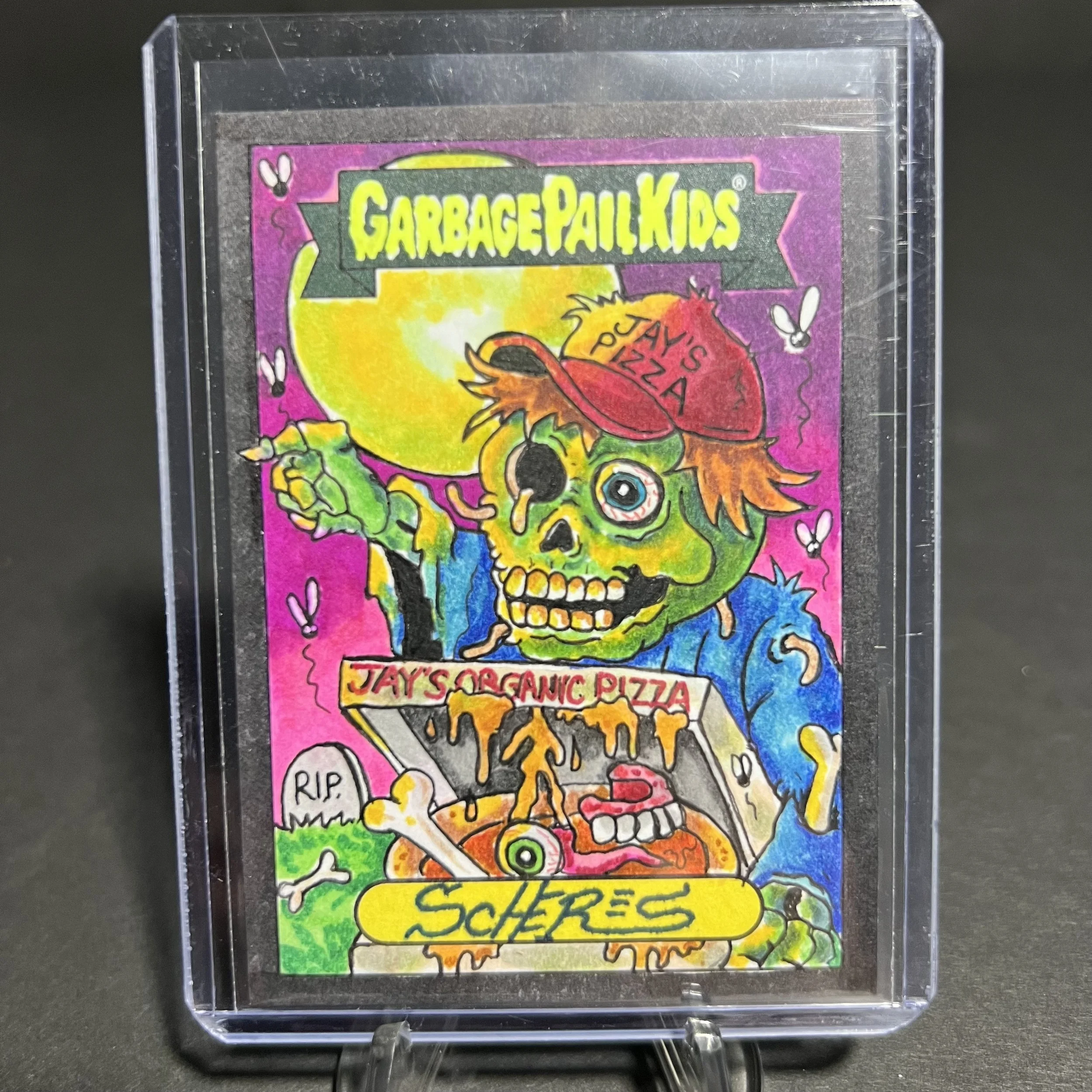 JAY DECAY SKETCH CARD BY SCHERES LATE TO SCHOOL