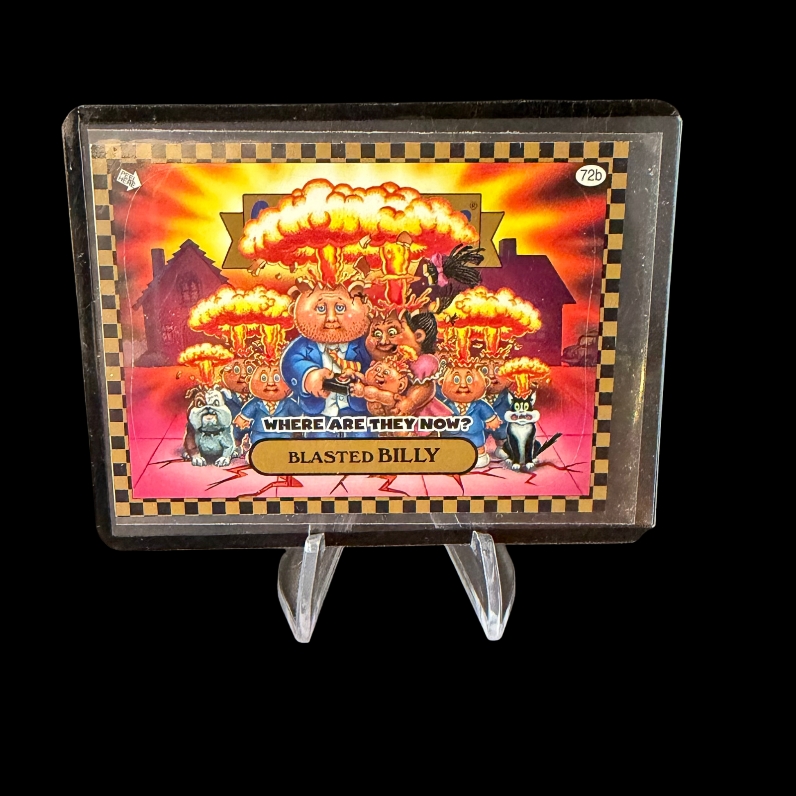 2010 GARBAGE PAIL KIDS FLASHBACK 1 BLASTED BILLY 72B WHERE ARE THEY NOW GOLD